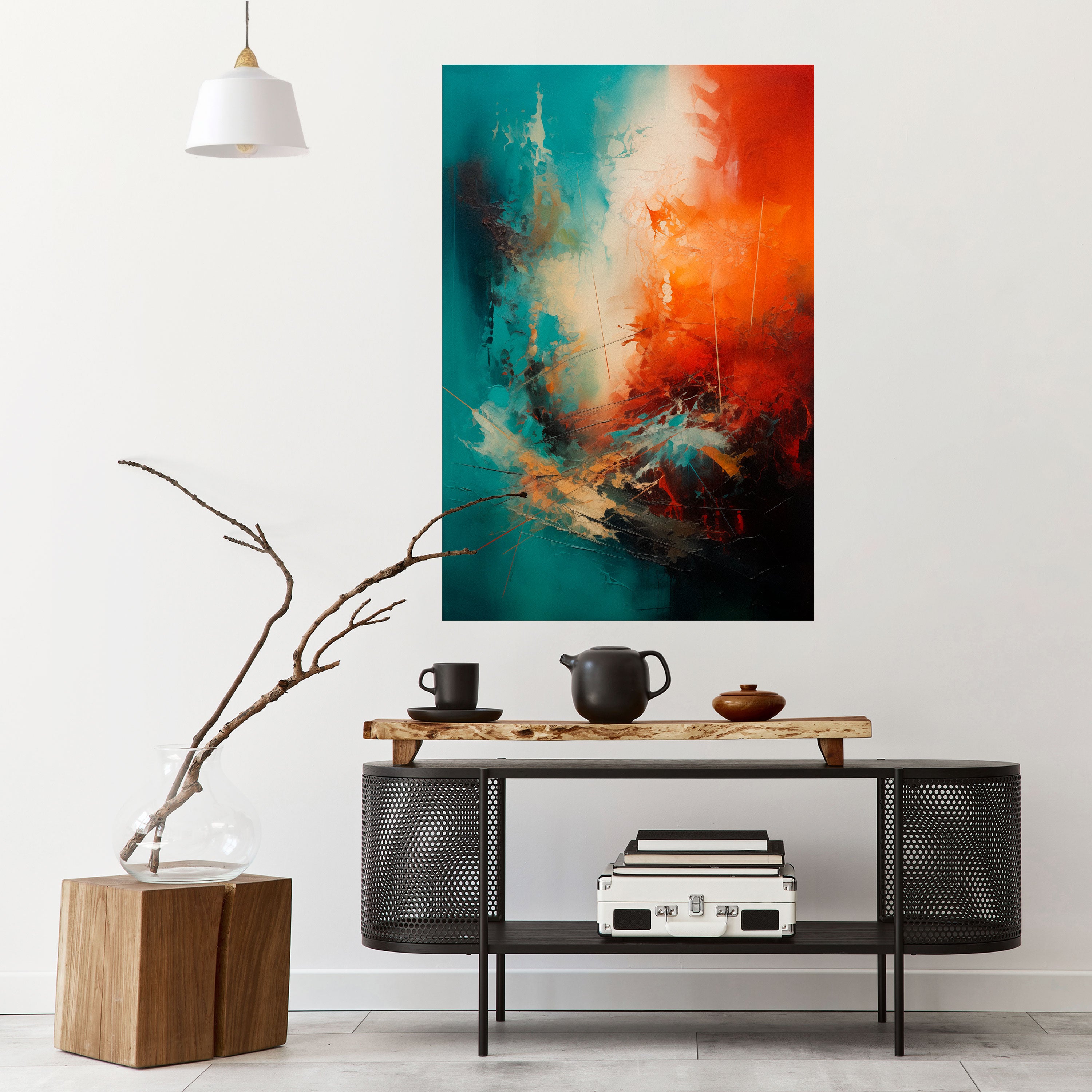 FIERY FUSION Naklejka/Plakat pionowy