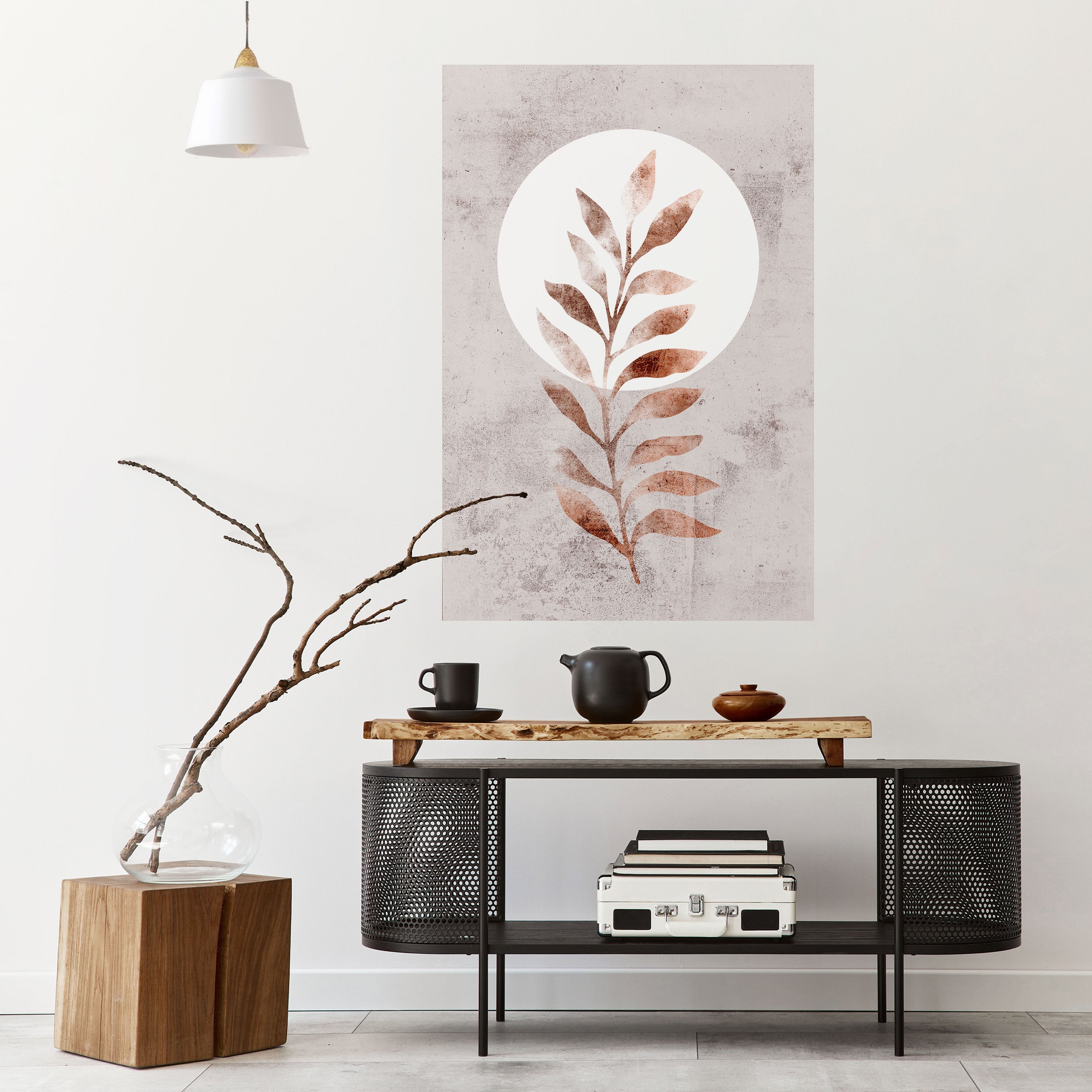 LEAF RADIANCE Naklejka/Plakat pionowy