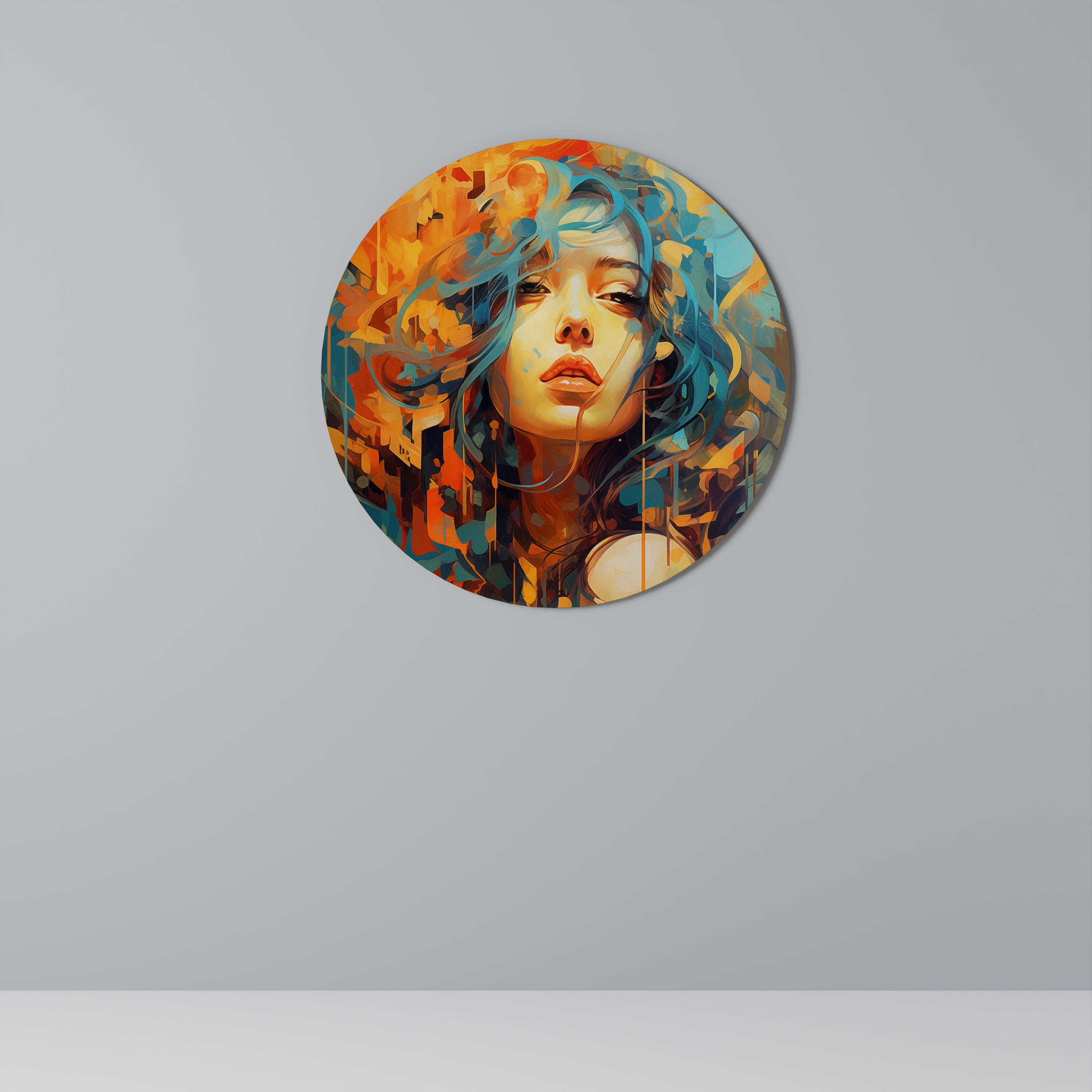 RAINBOW MUSE Obraz okrągły