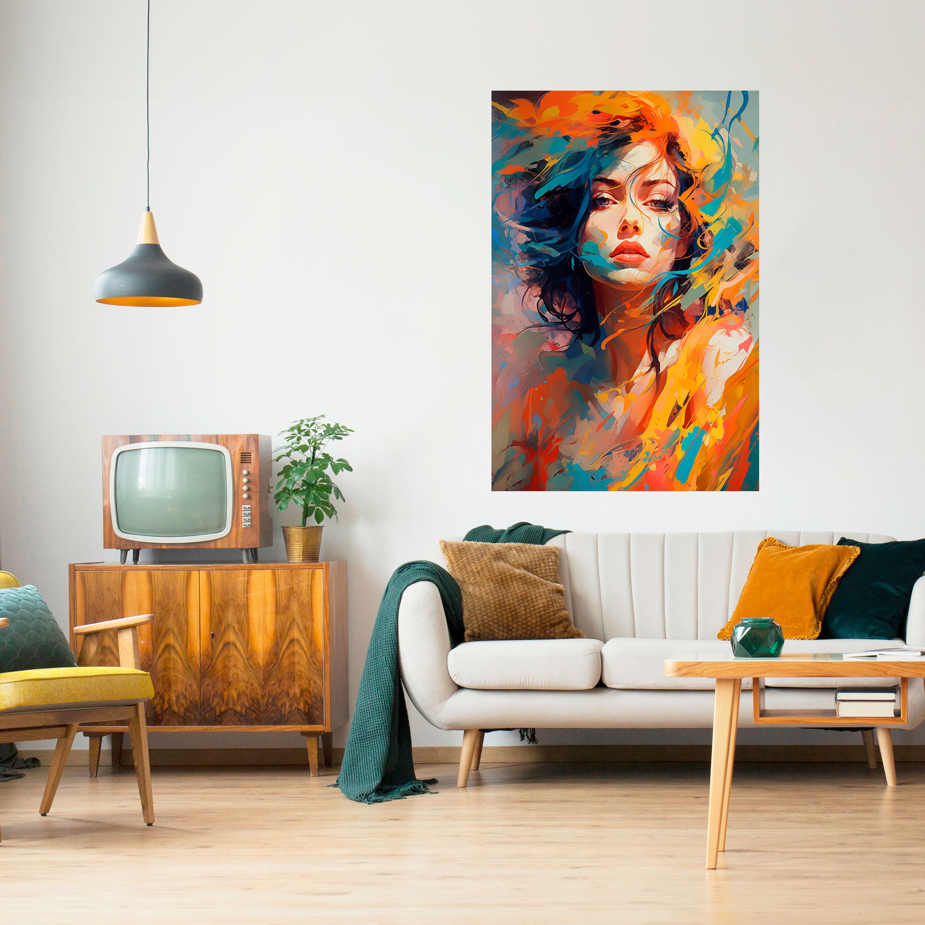 CHROMA CHARM Naklejka/Plakat pionowy