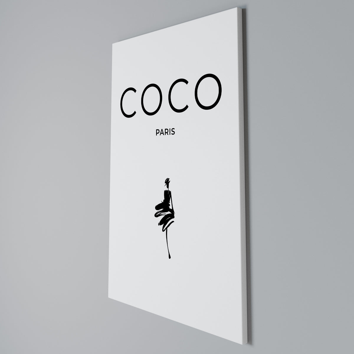 COCO CHANEL - TIMELESS ELEGANCE Pionowy obraz na płótnie