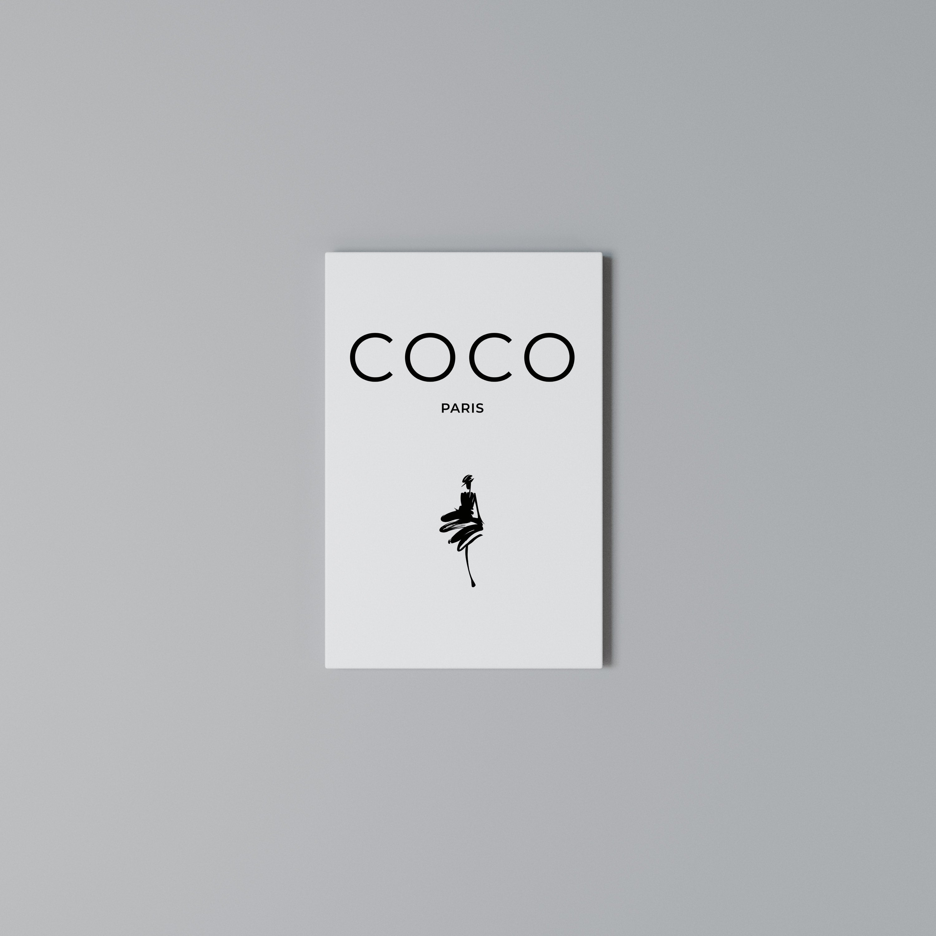 COCO CHANEL - TIMELESS ELEGANCE Pionowy obraz na płótnie