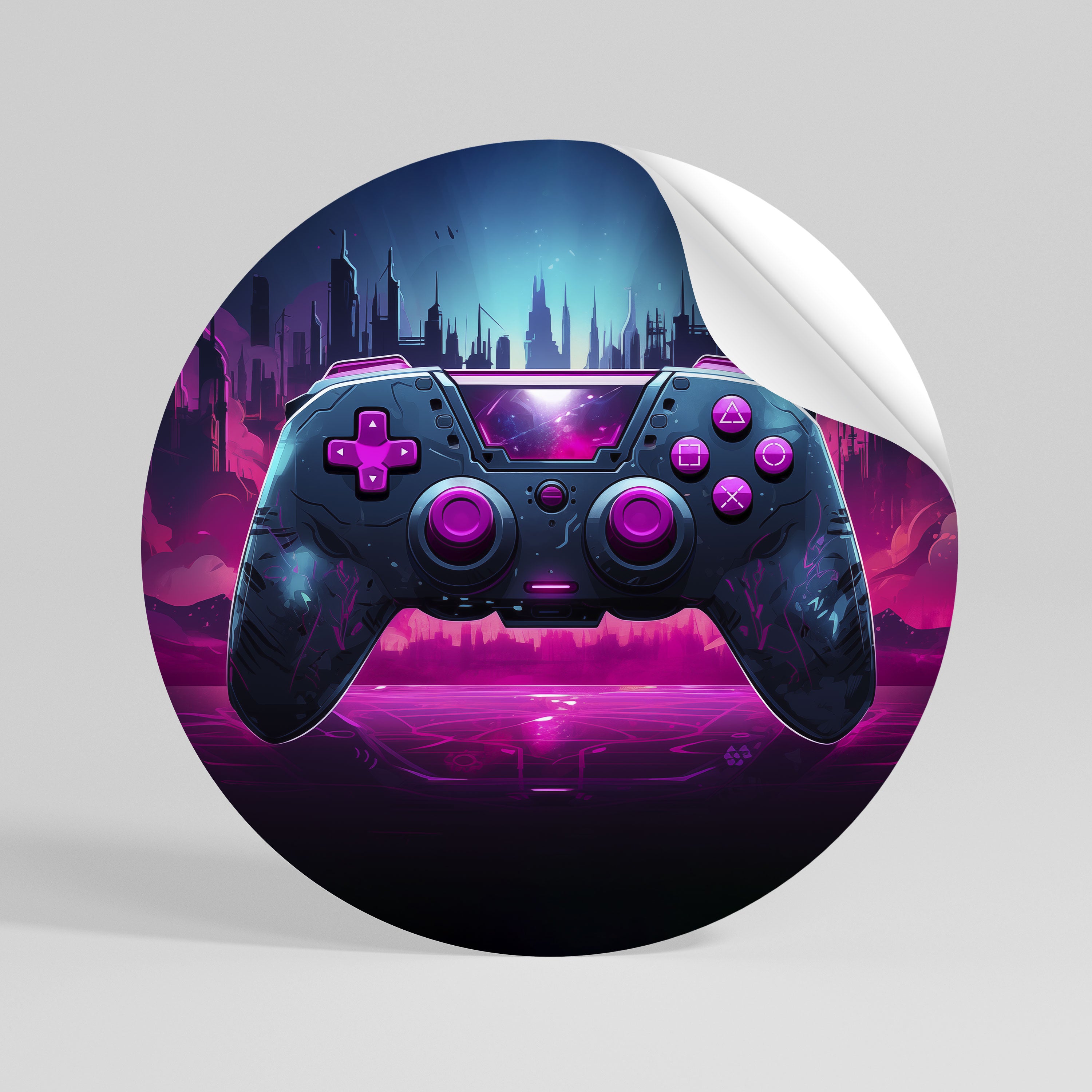 INFINITY MATRIX PAD Naklejka - okrągła