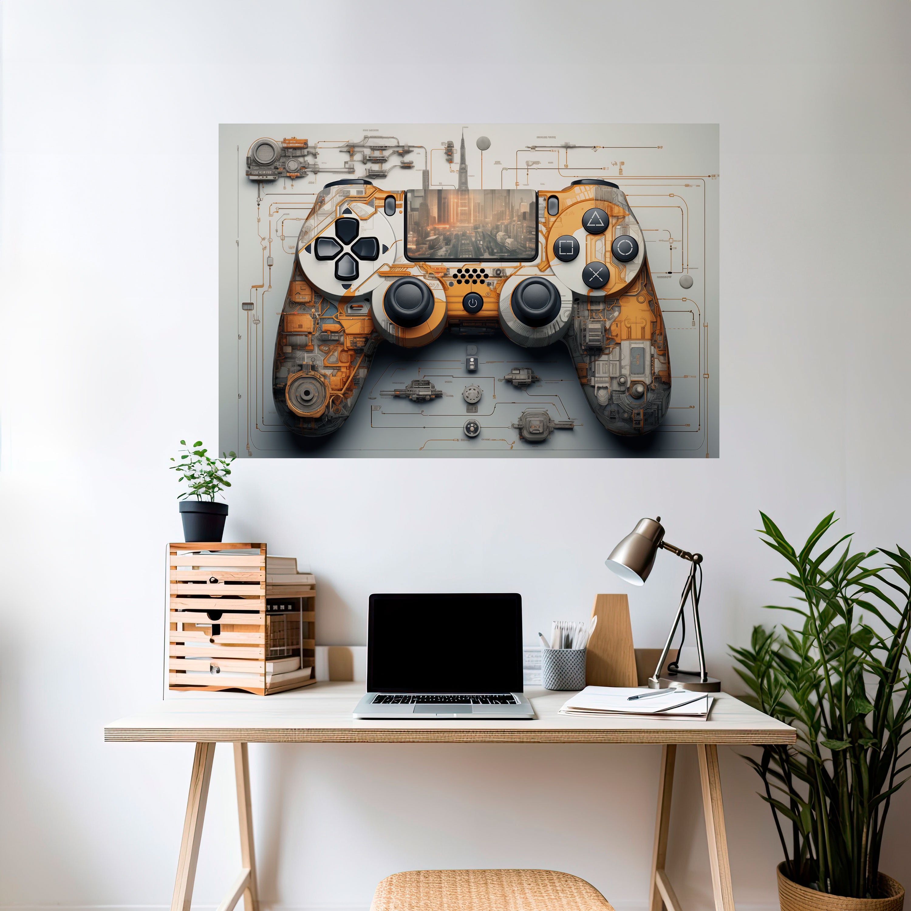 CYBER CHRONICLES PAD Naklejka/Plakat poziomy