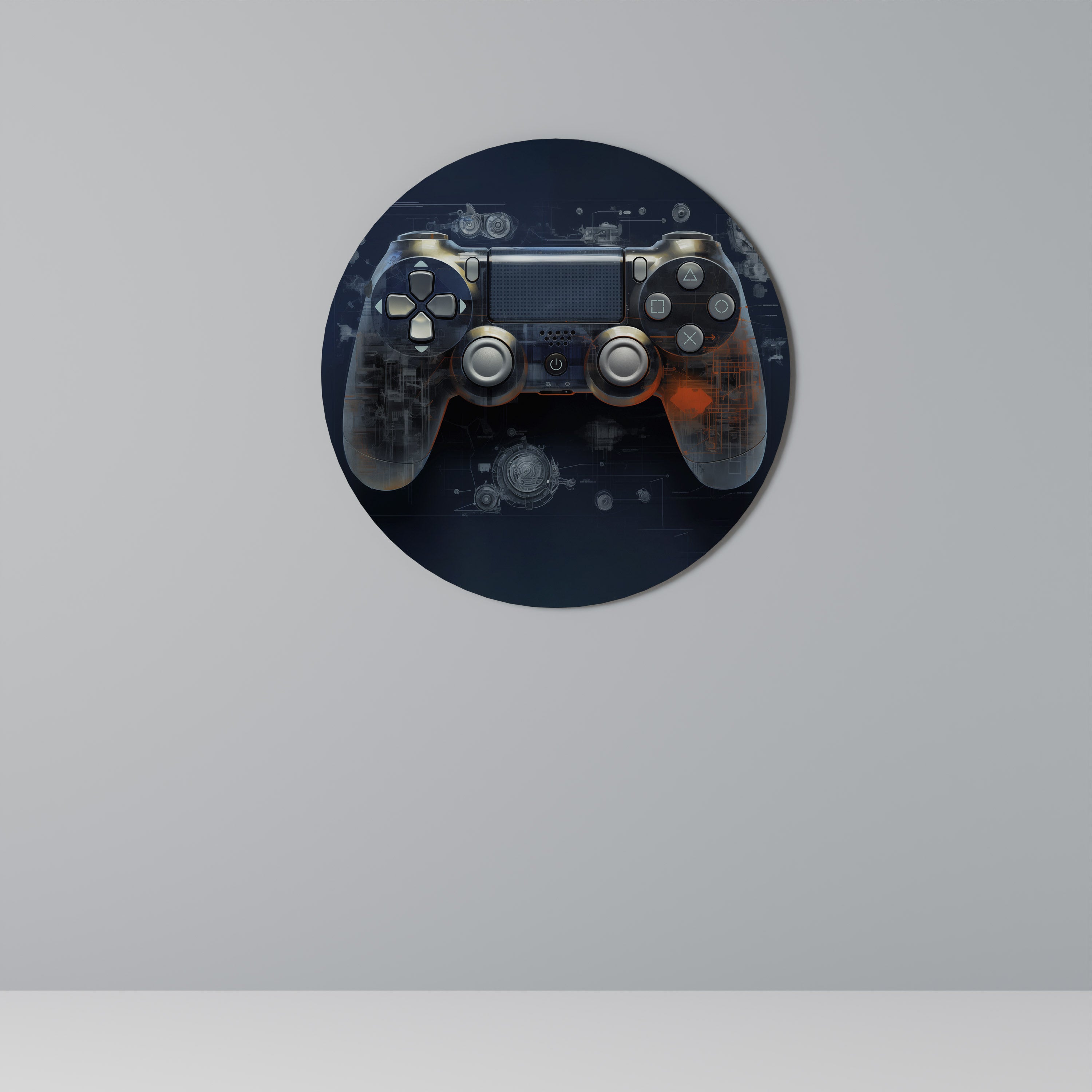 VIRTUAL VELOCITY PAD Obraz okrągły