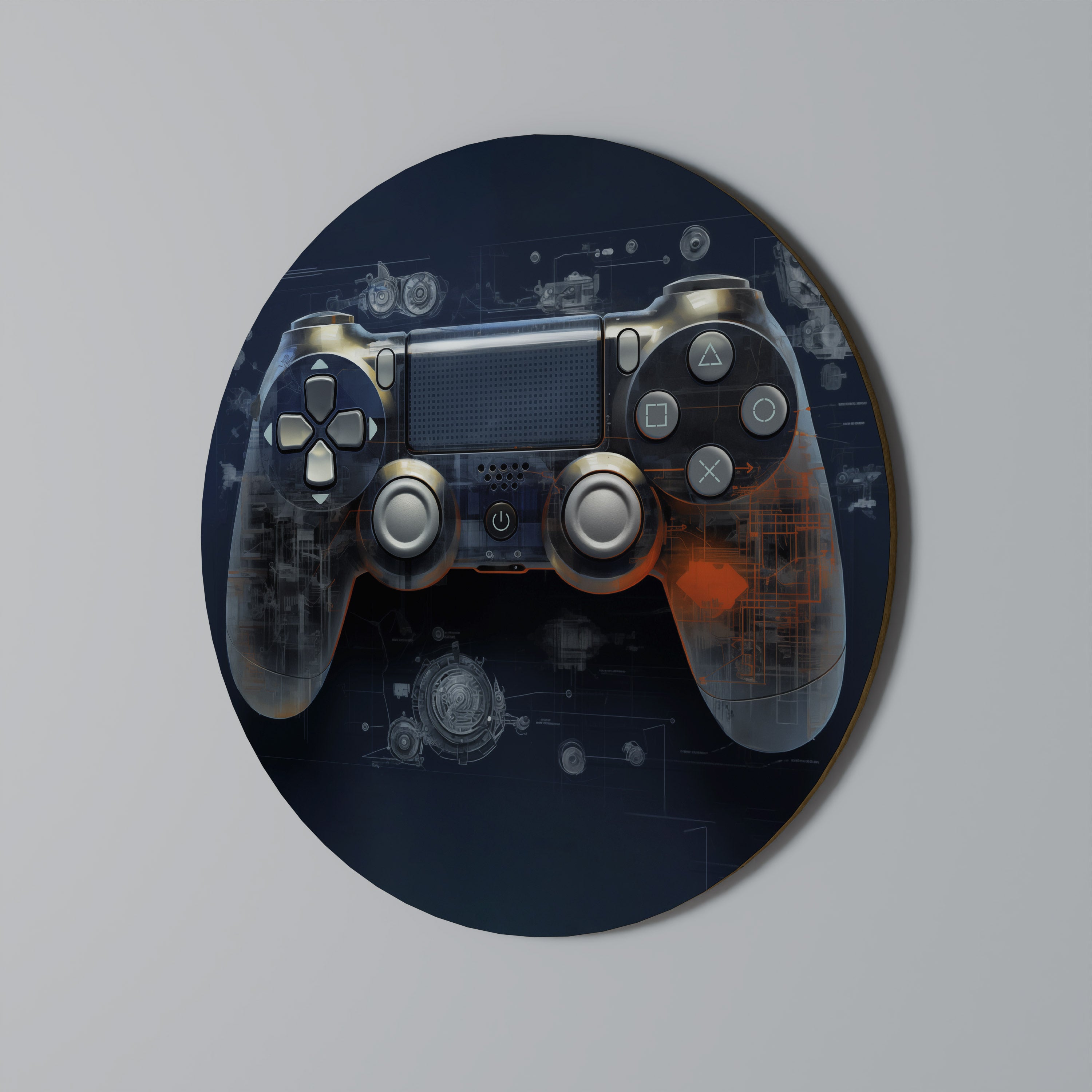 VIRTUAL VELOCITY PAD Obraz okrągły
