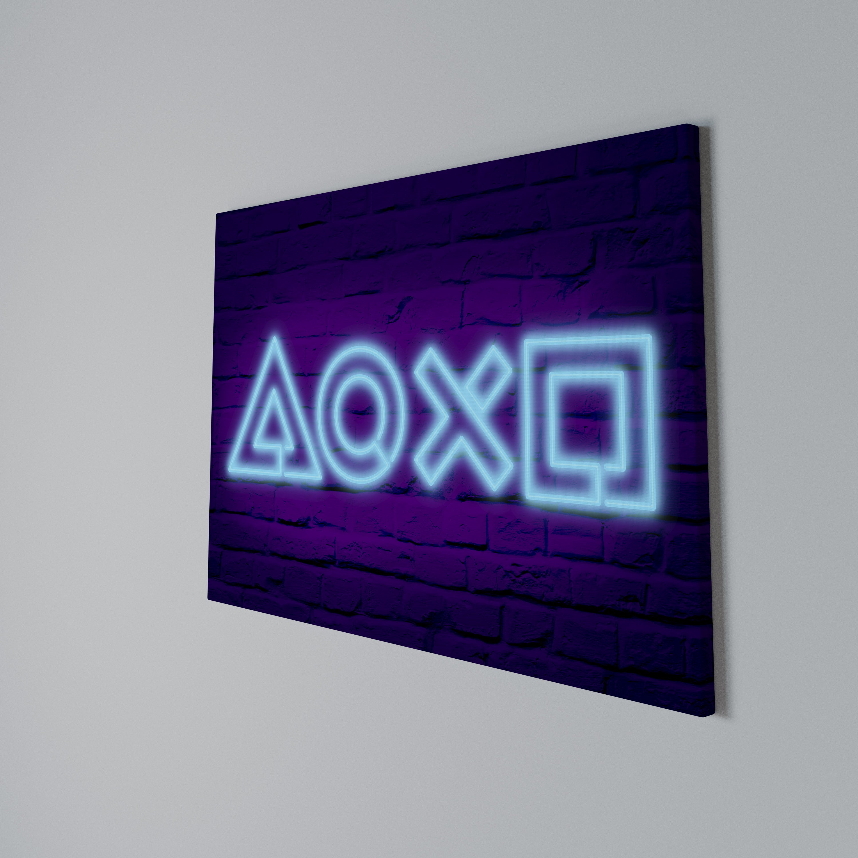 NEON PULSE GAMING Poziomy obraz na płótnie