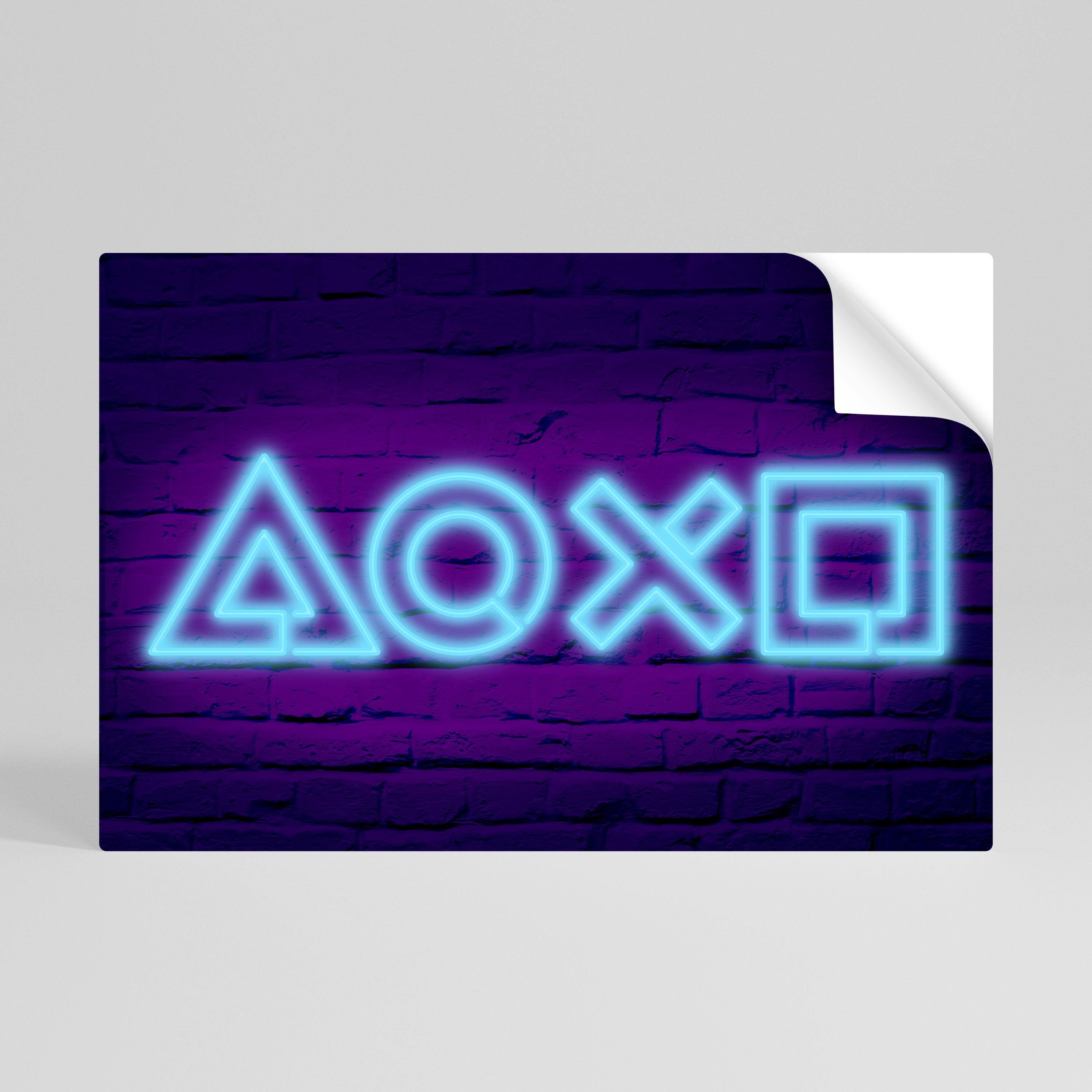 NEON PULSE GAMING Naklejka/Plakat poziomy