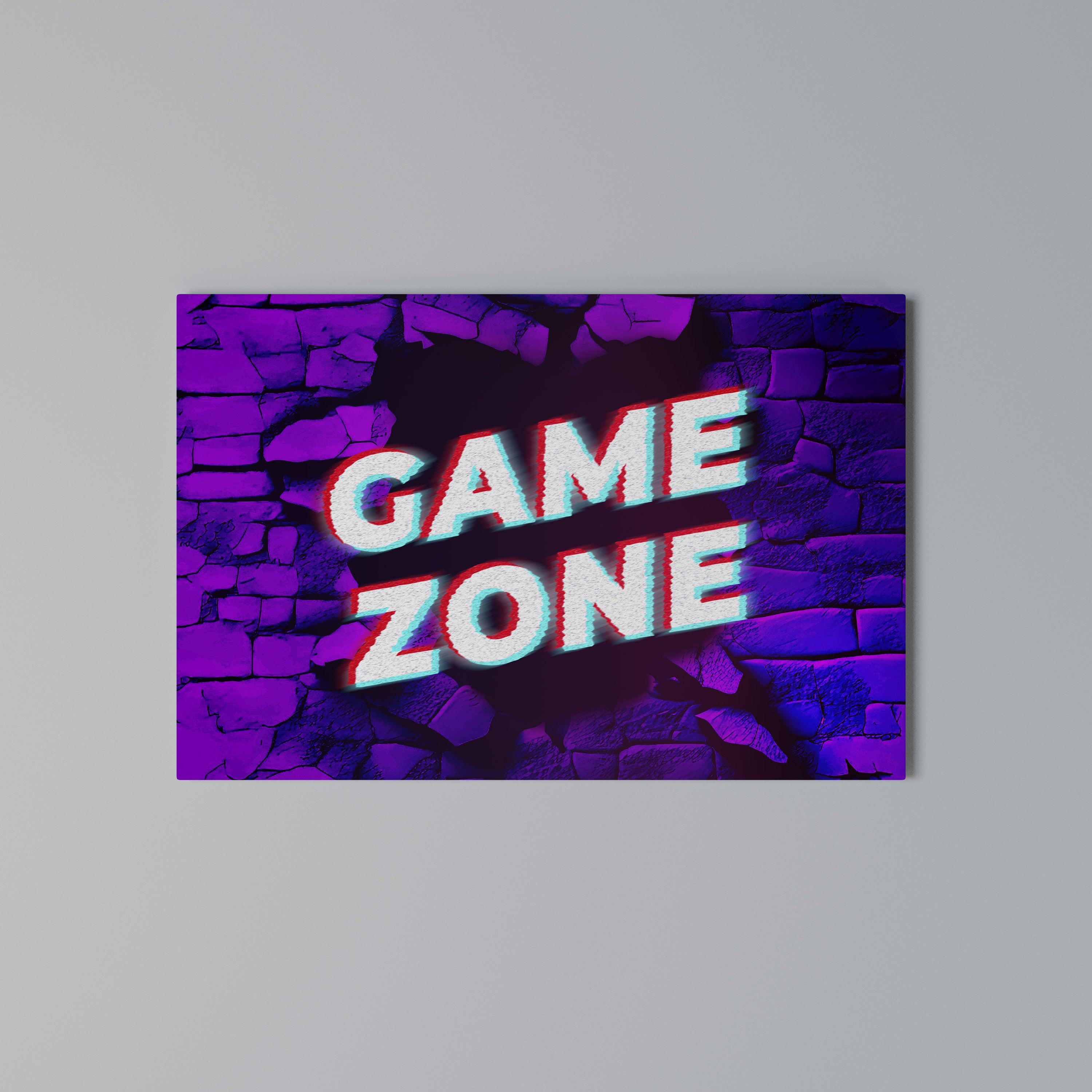 LUMINOUS GAME ZONE Poziomy obraz na płótnie