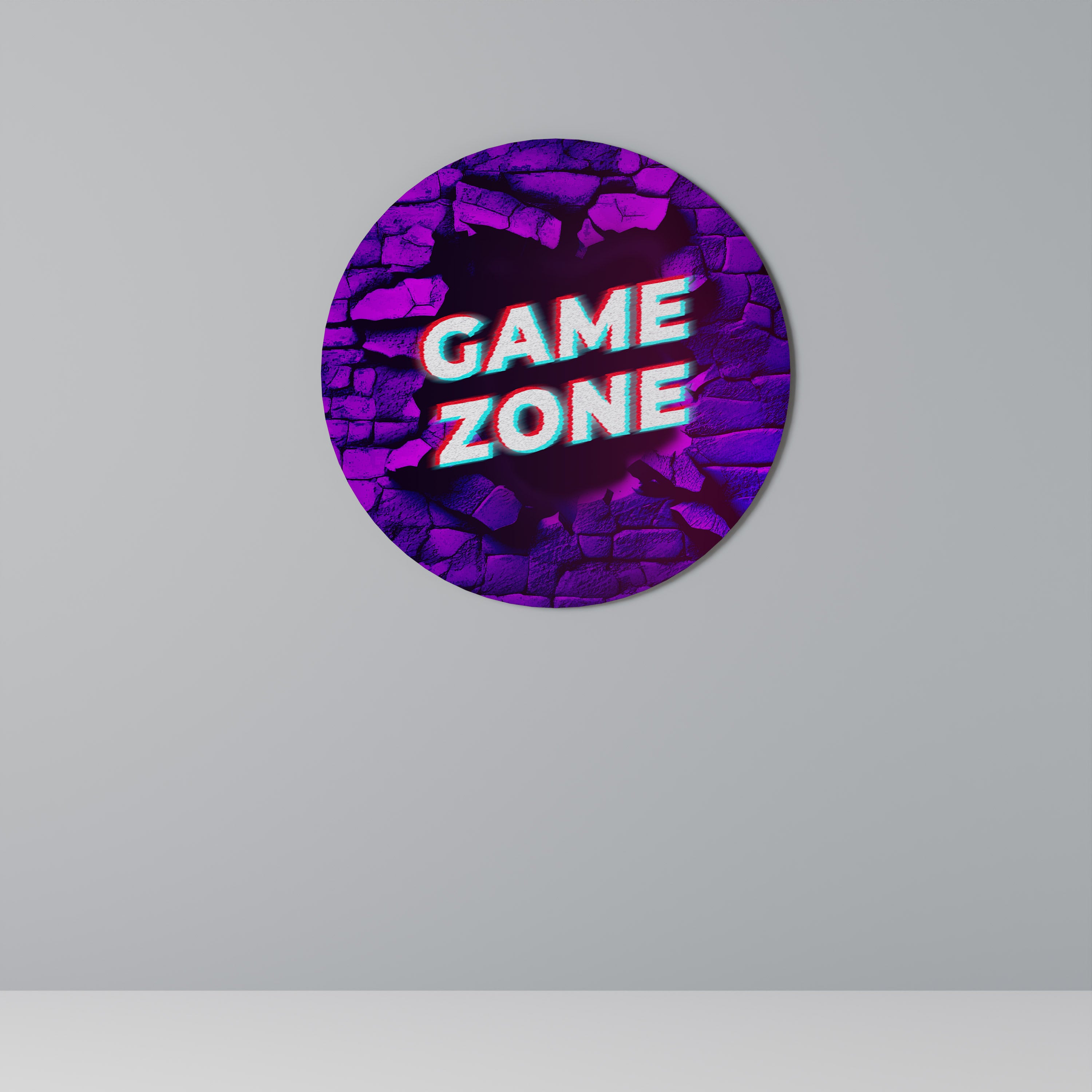 LUMINOUS GAME ZONE Obraz okrągły