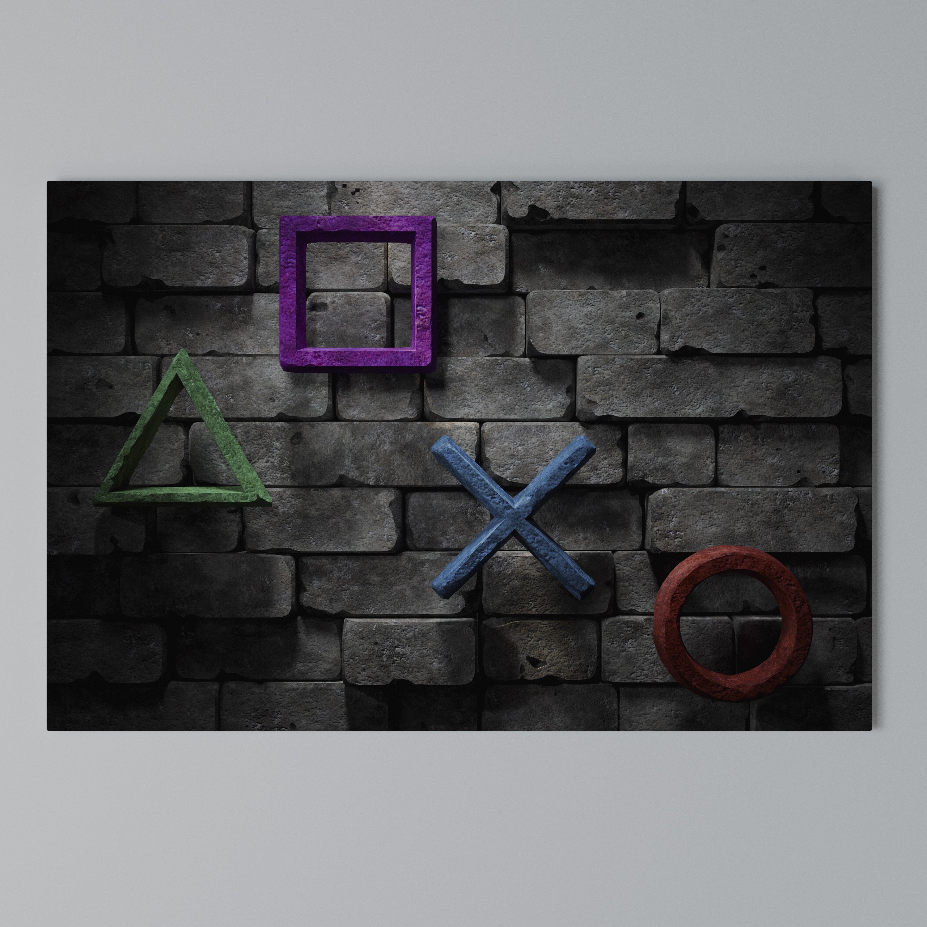 UNDERGOUND CONSOLE ICONS Poziomy obraz na płótnie