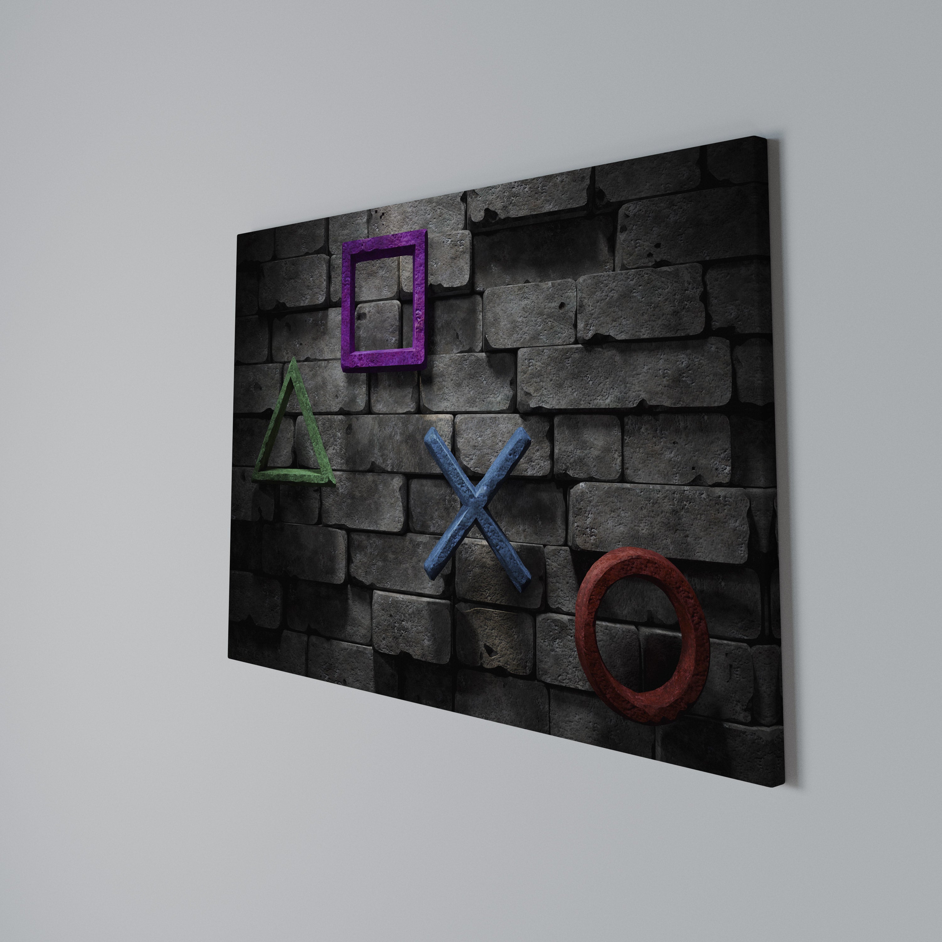 UNDERGOUND CONSOLE ICONS Poziomy obraz na płótnie
