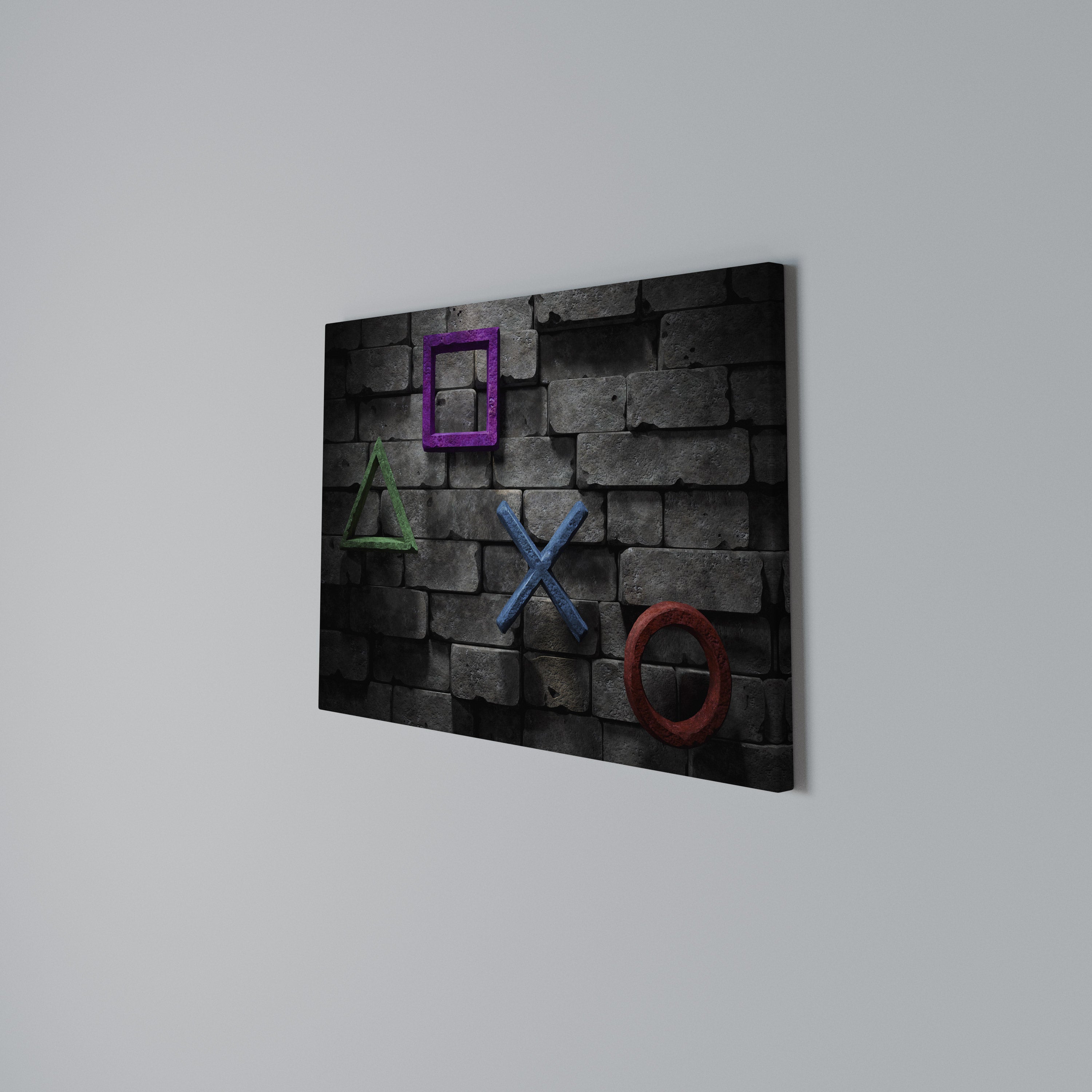 UNDERGOUND CONSOLE ICONS Poziomy obraz na płótnie