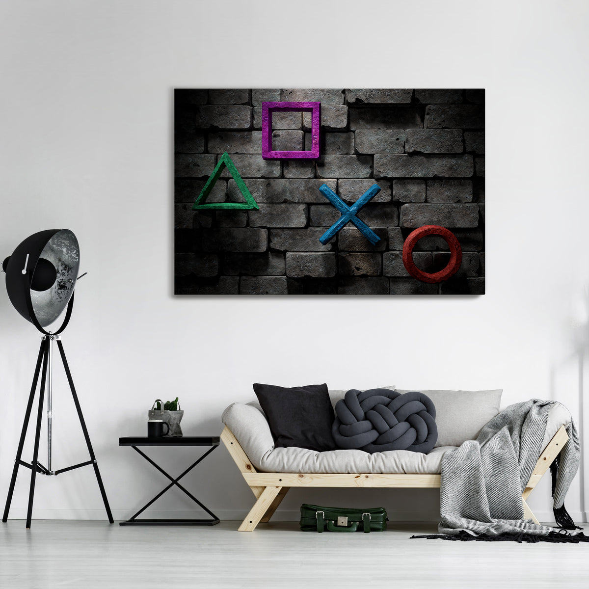UNDERGOUND CONSOLE ICONS Poziomy obraz na płótnie