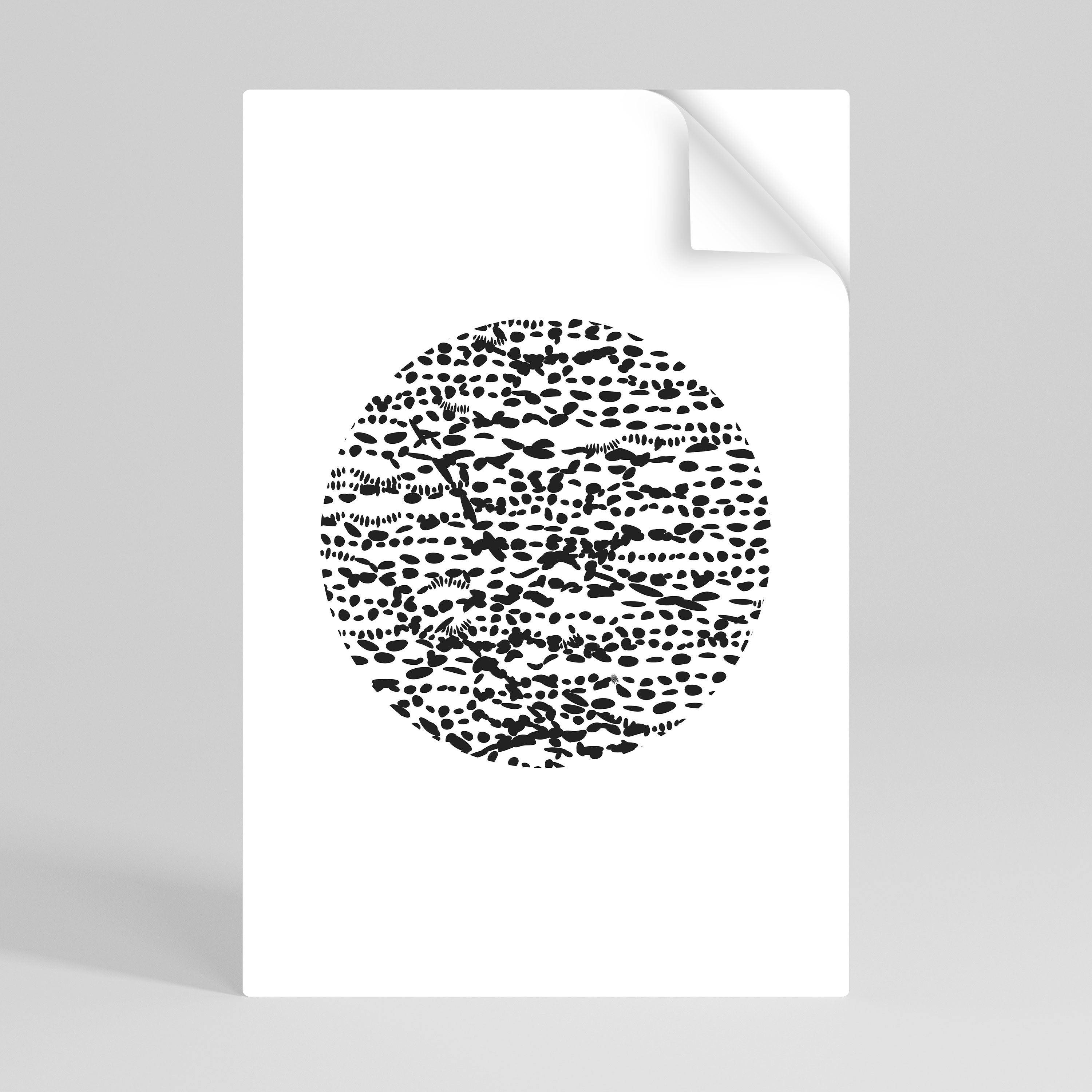 LUNAR LOOM Naklejka/Plakat pionowy