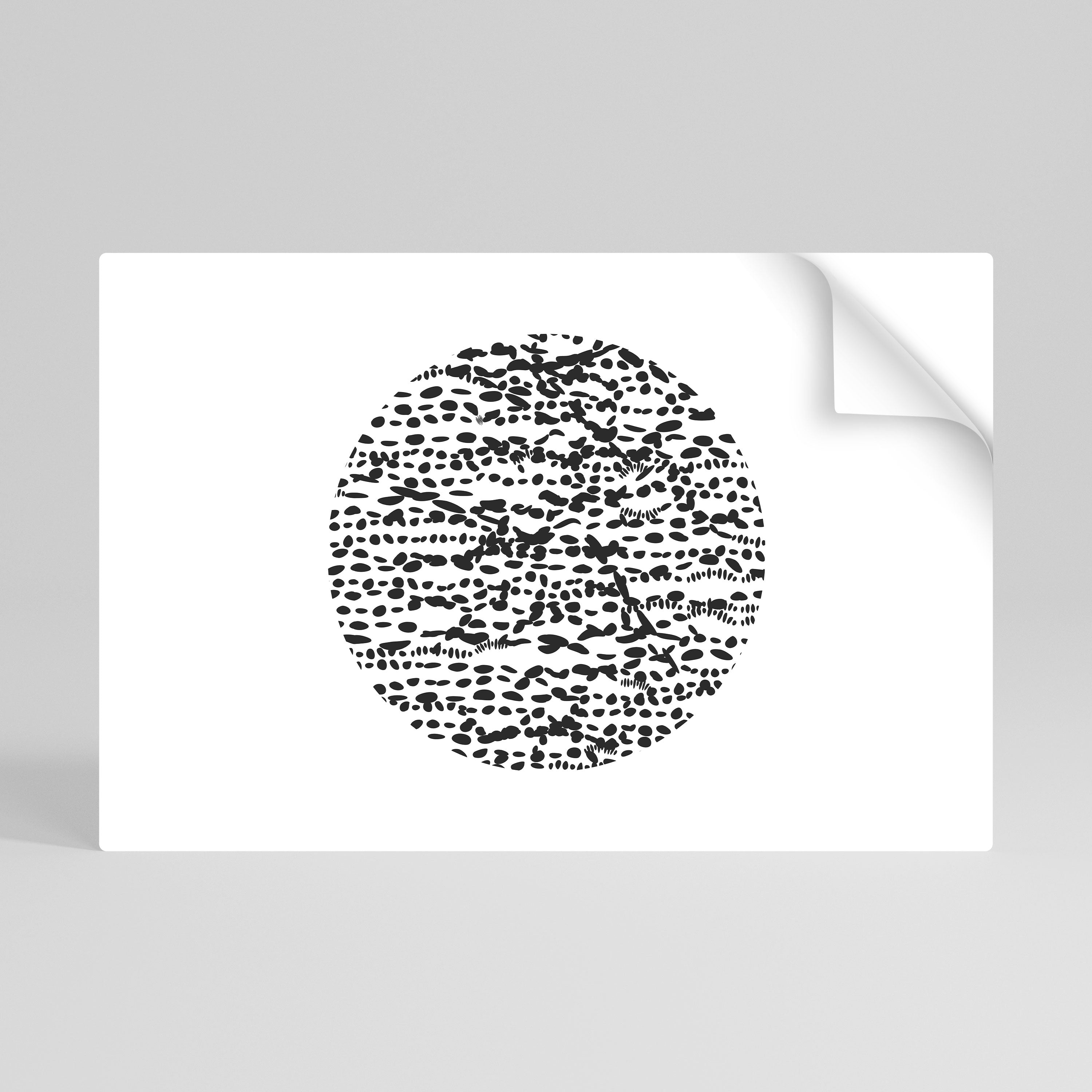 LUNAR LOOM Naklejka/Plakat poziomy