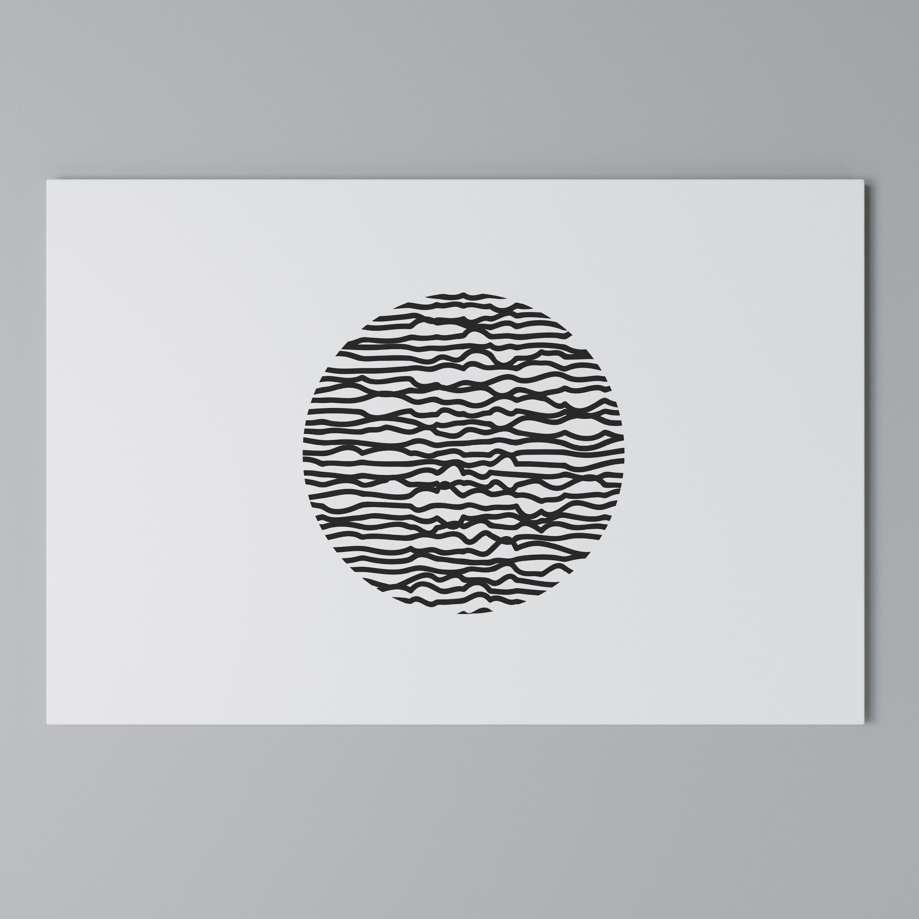 LUNA LINES Poziomy obraz na płótnie