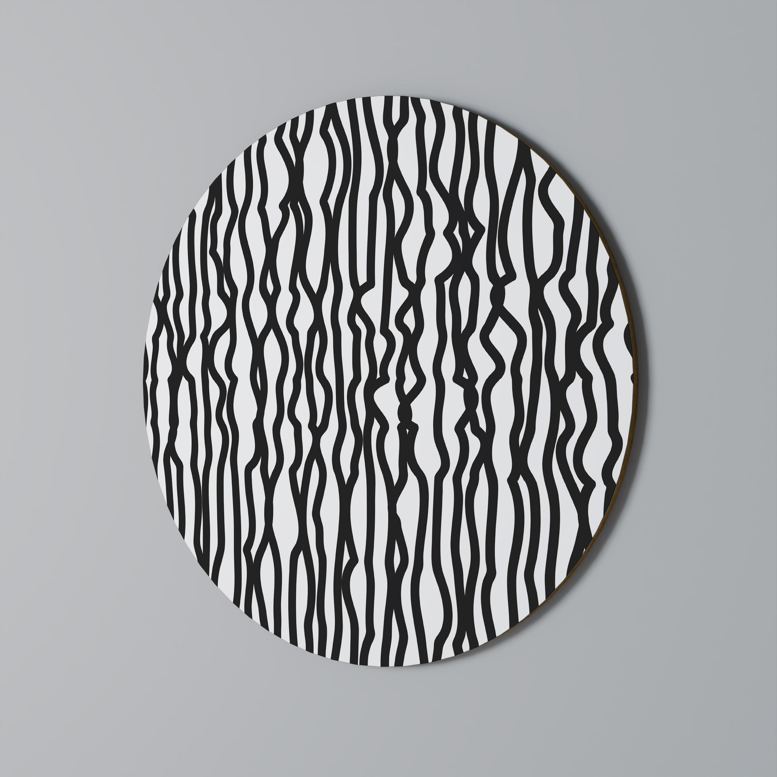 LUNA LINES Obraz okrągły