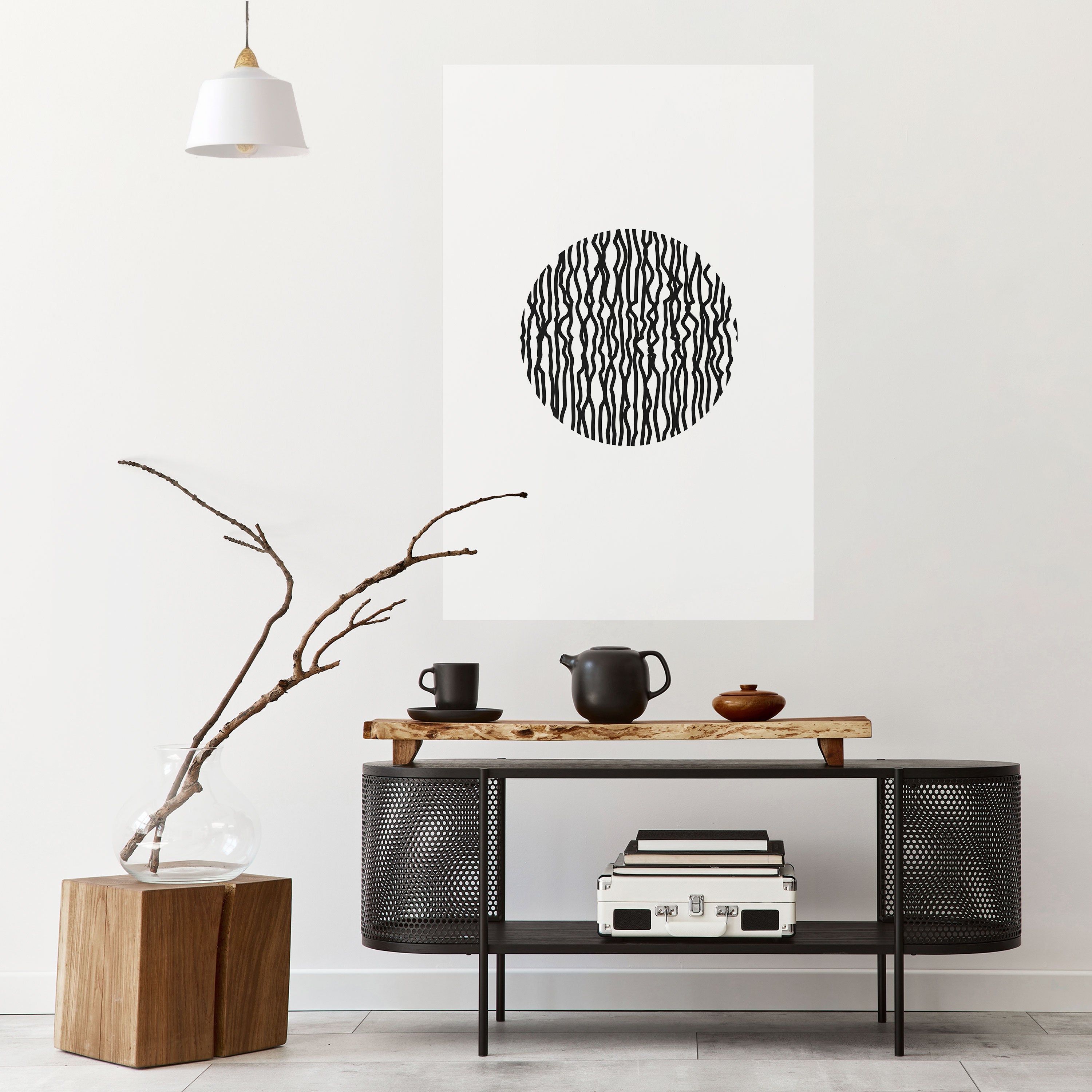 LUNA LINES Naklejka/Plakat pionowy