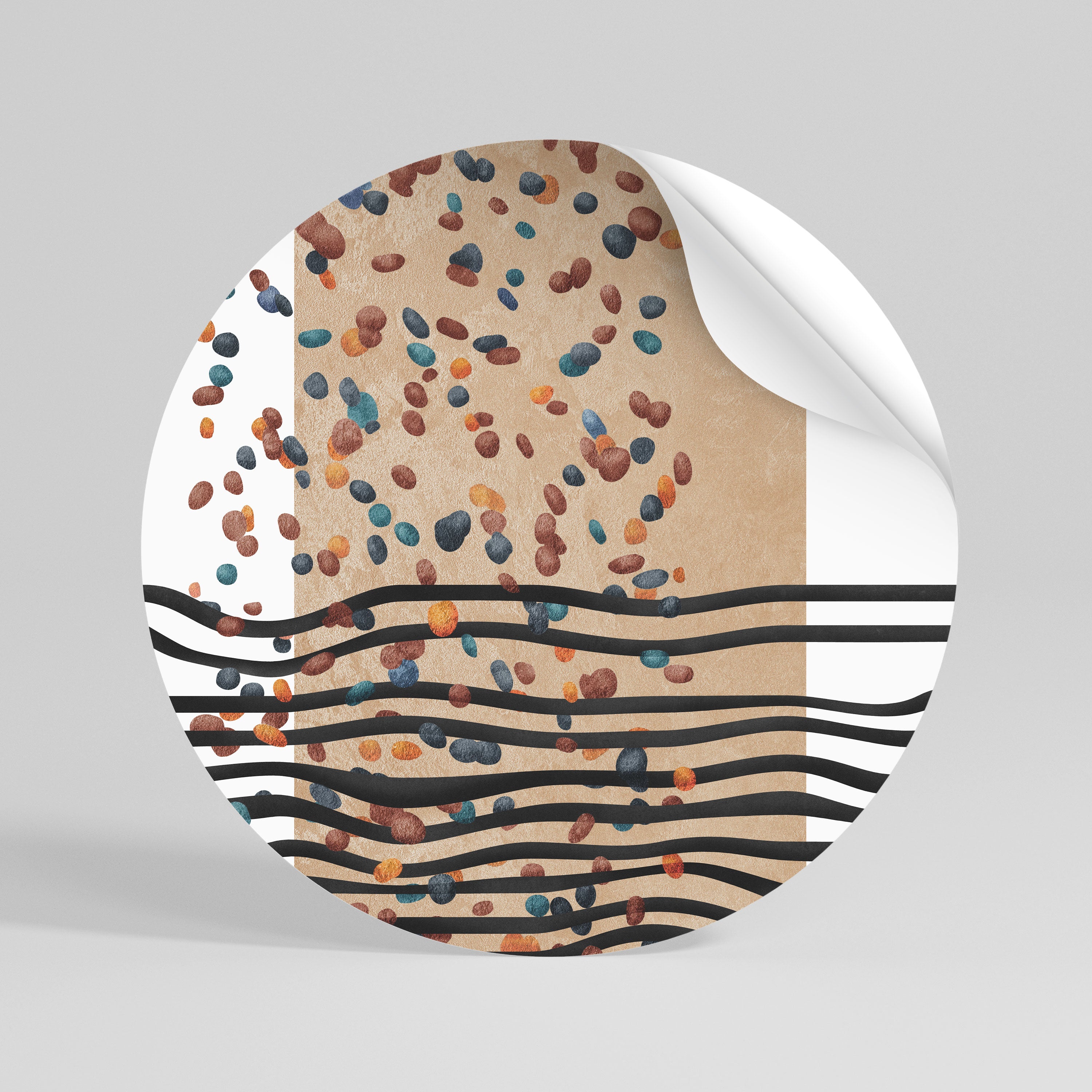 IMAGINARY RAIN Naklejka okrągła