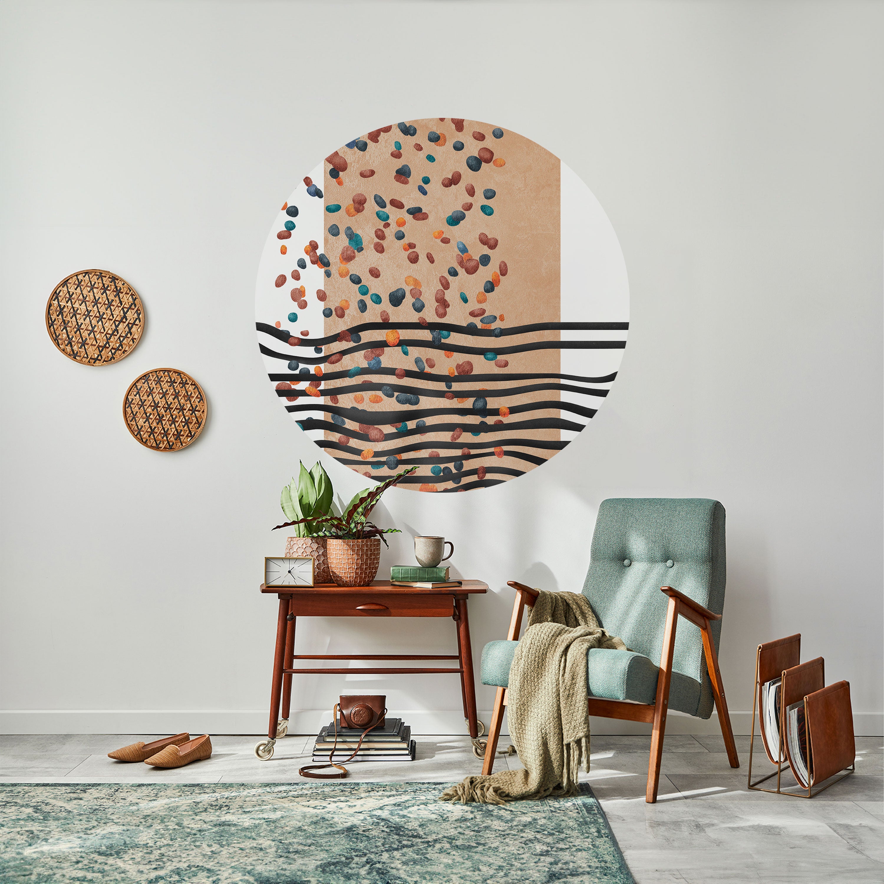 IMAGINARY RAIN Naklejka okrągła