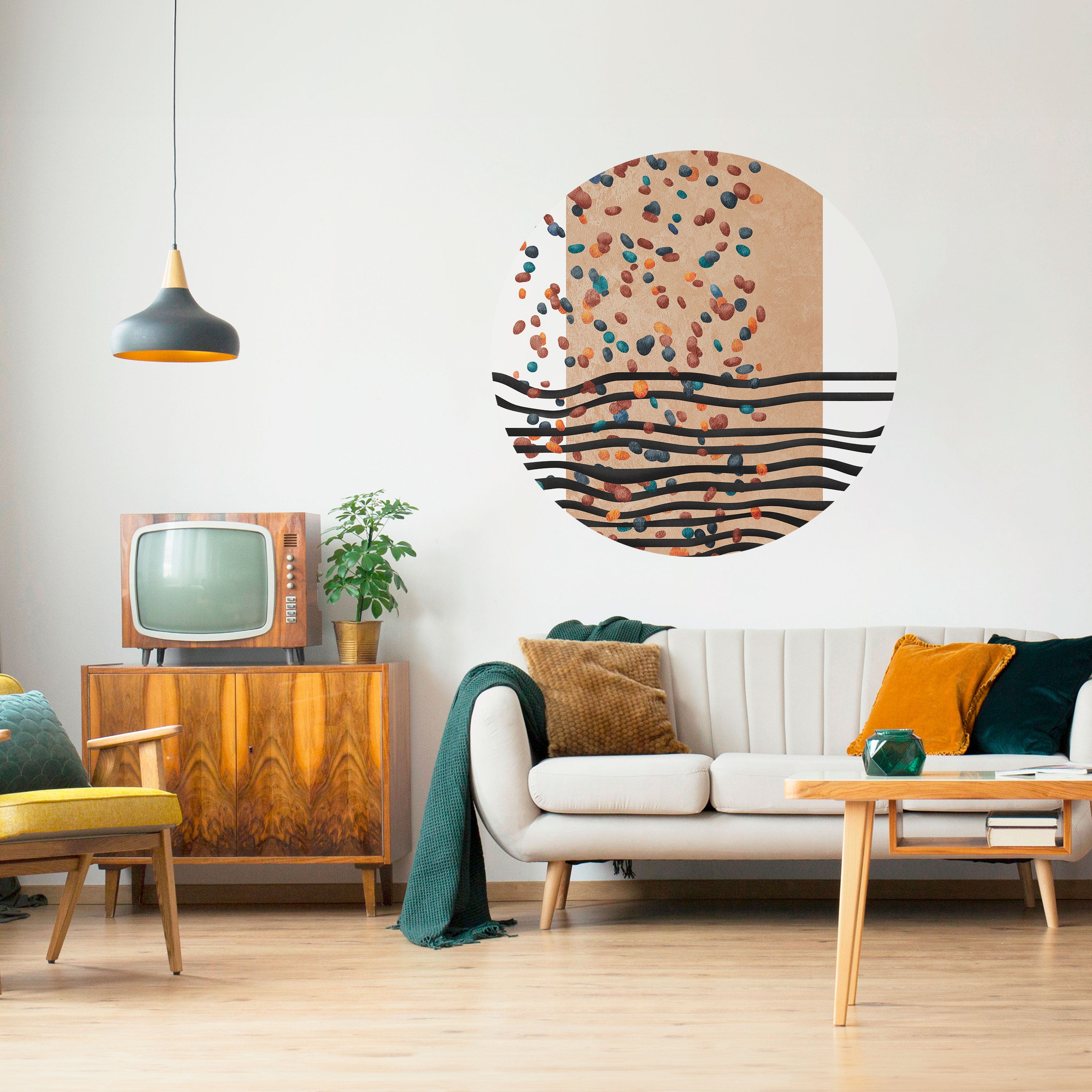 IMAGINARY RAIN Naklejka okrągła