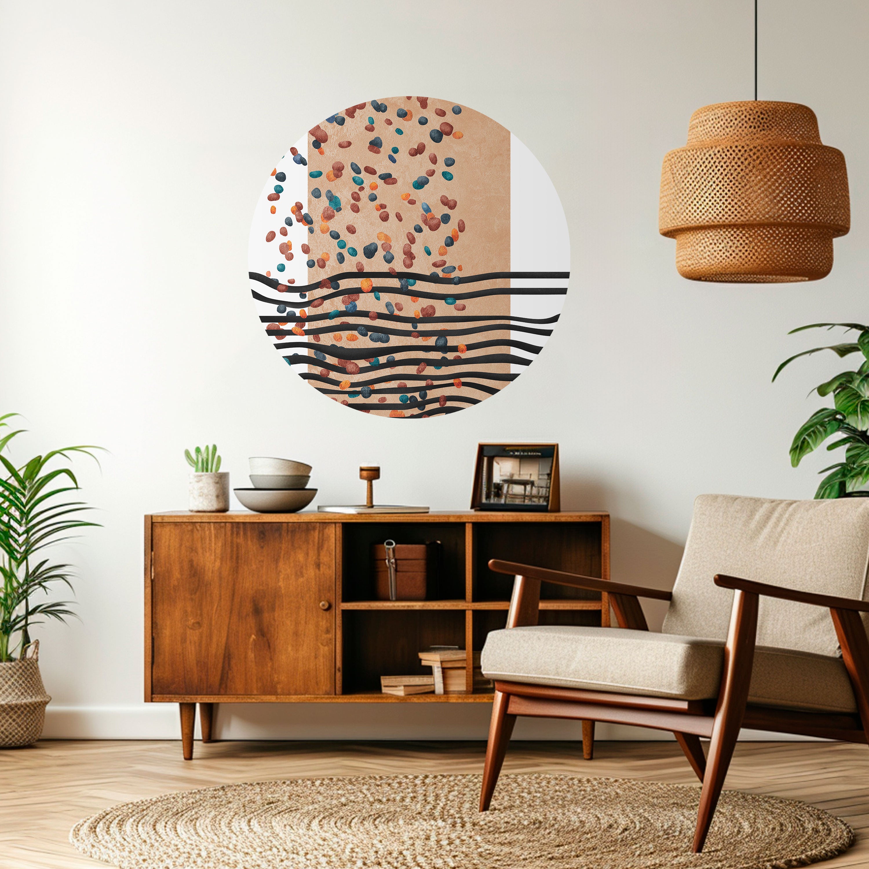 IMAGINARY RAIN Naklejka okrągła