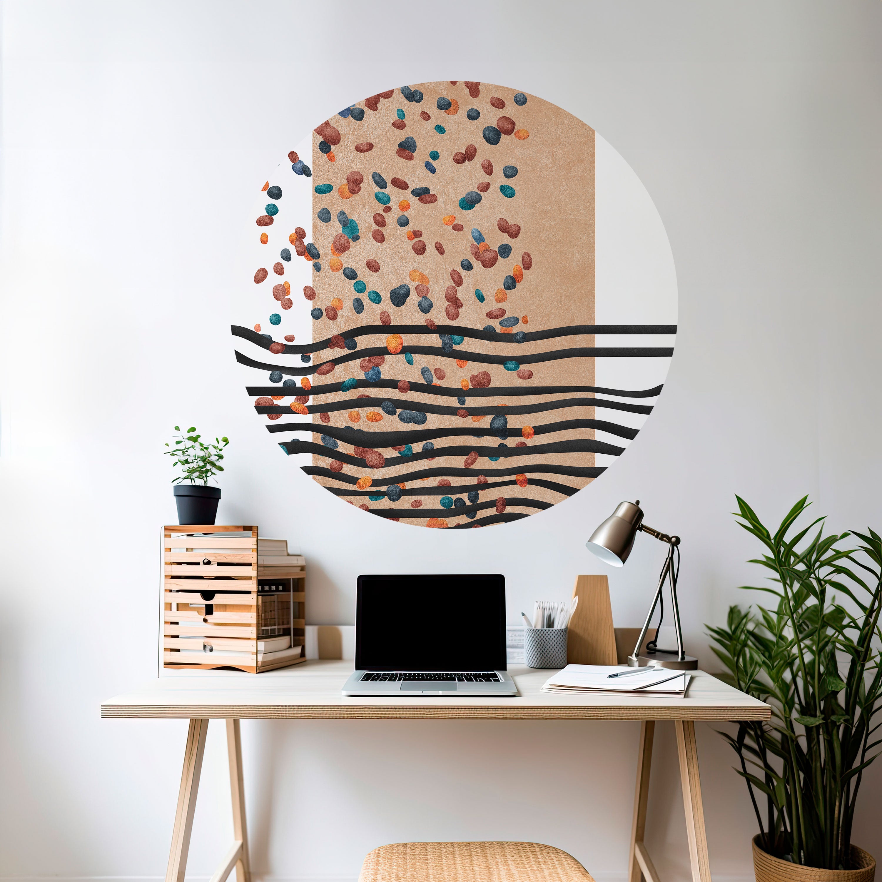 IMAGINARY RAIN Naklejka okrągła