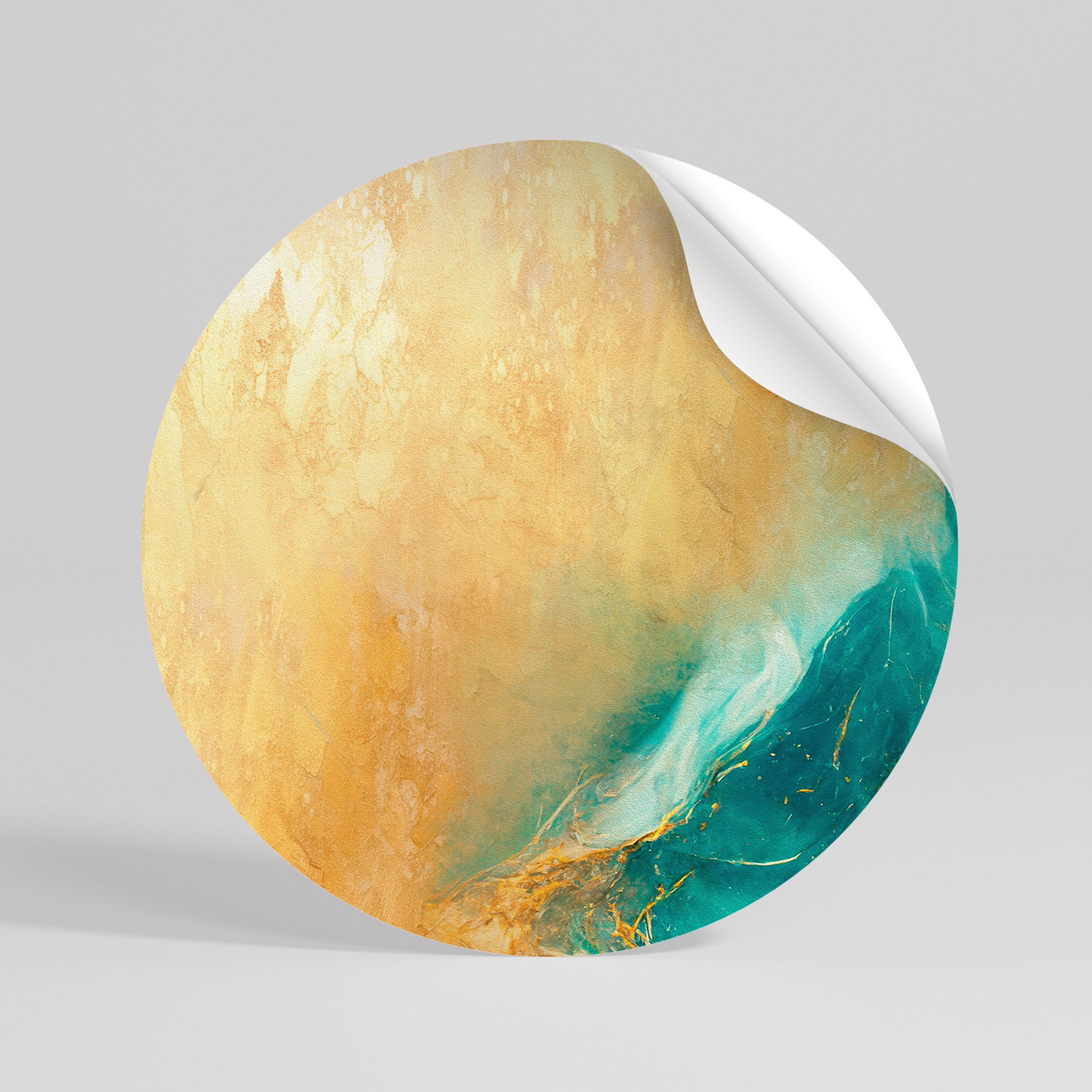 AZURE DREAMS Naklejka okrągła