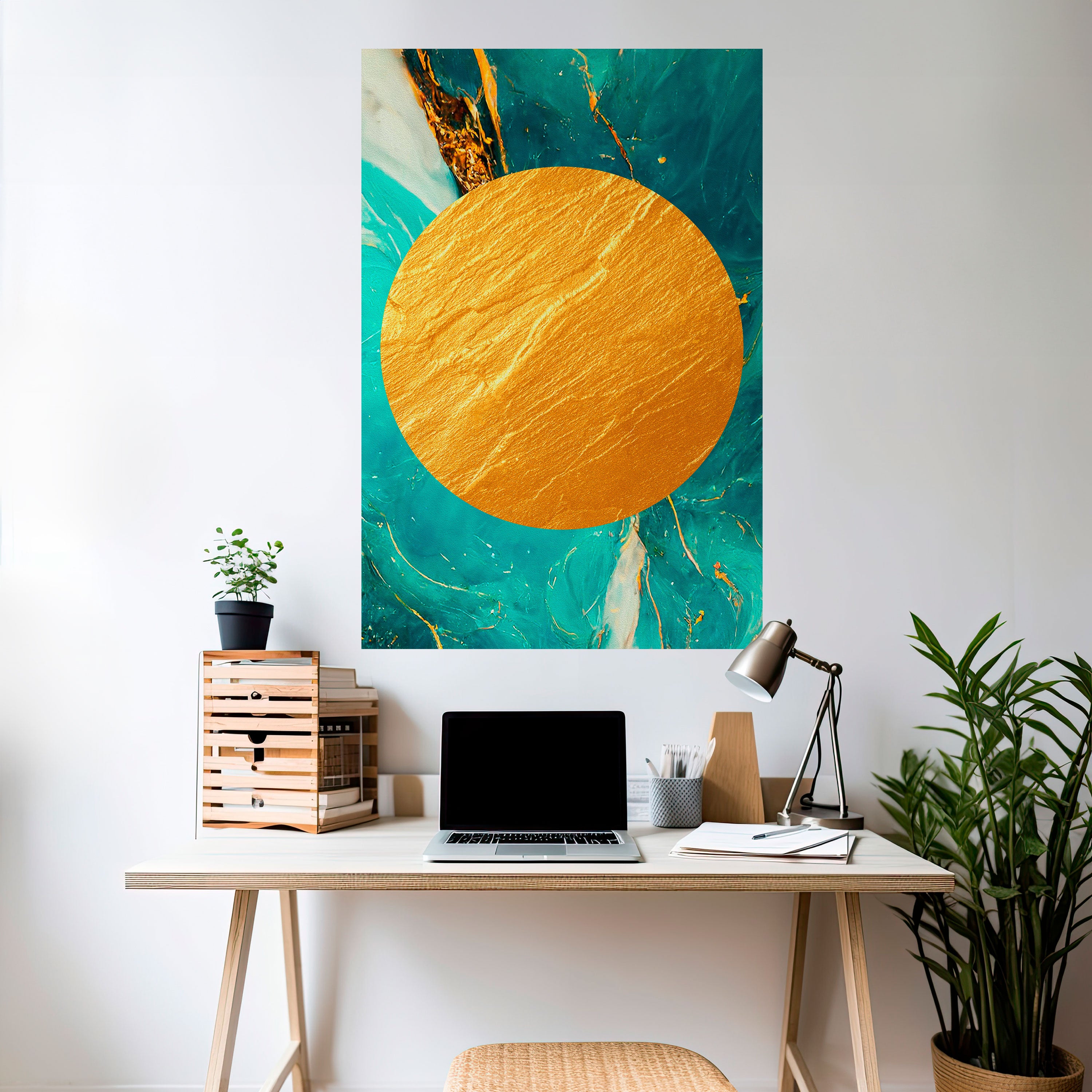 ETHEREAL AZURE Naklejka/Plakat pionowy