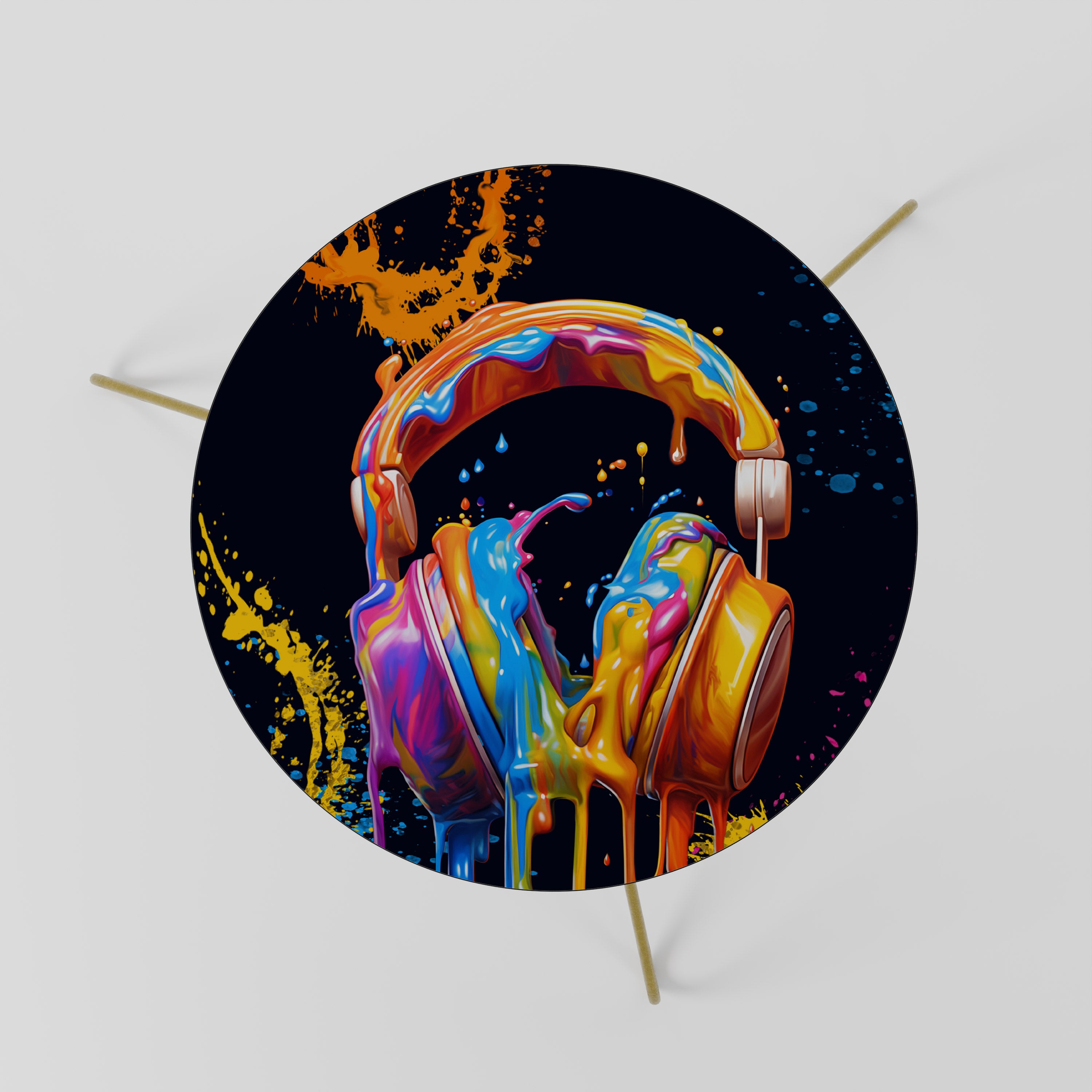 MUSIC IS MY EXTASY Stolik kawowy mały