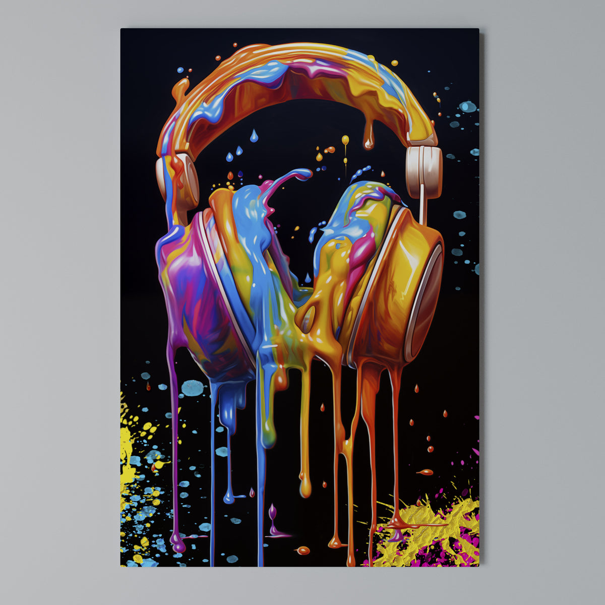 MUSIC IS MY EXTASY Pionowy obraz na płótnie