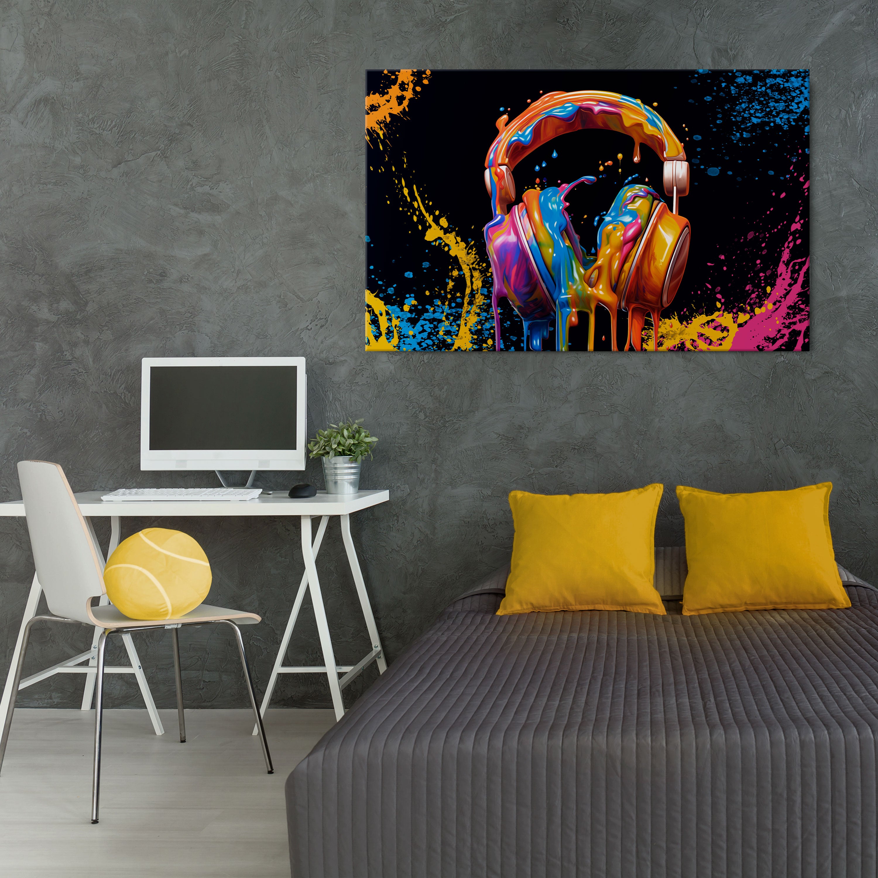 MUSIC IS MY EXTASY - Obraz na płótnie (poziomy)