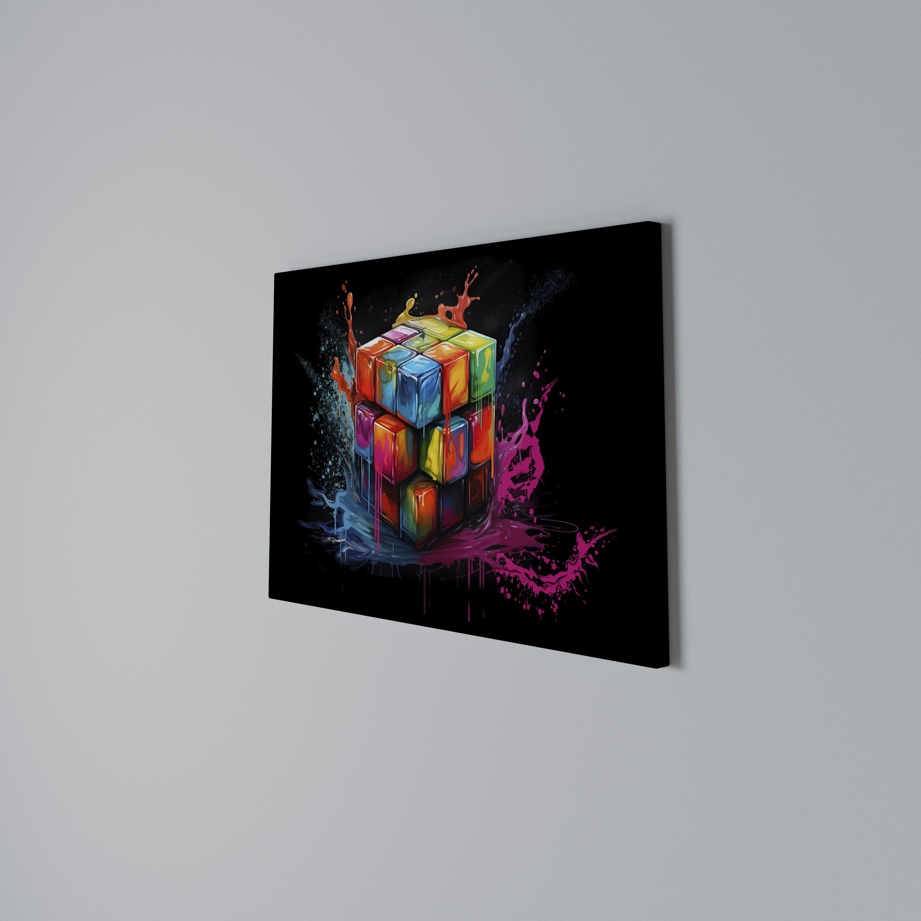 CUBE FUSION Poziomy obraz na płótnie