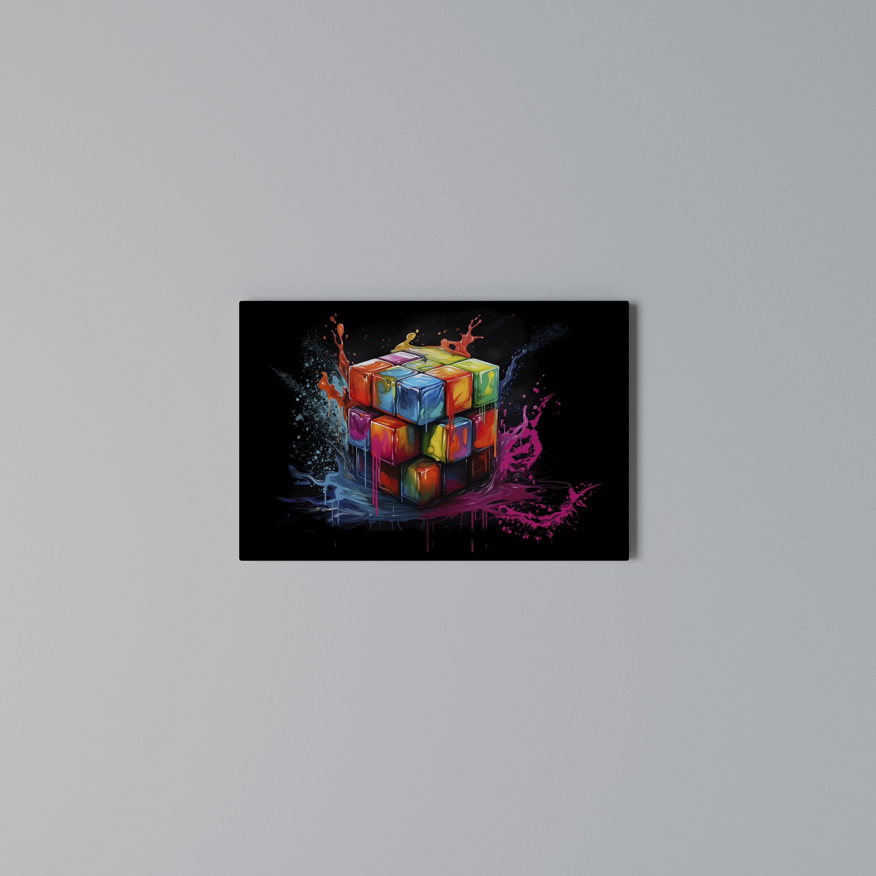 CUBE FUSION Poziomy obraz na płótnie