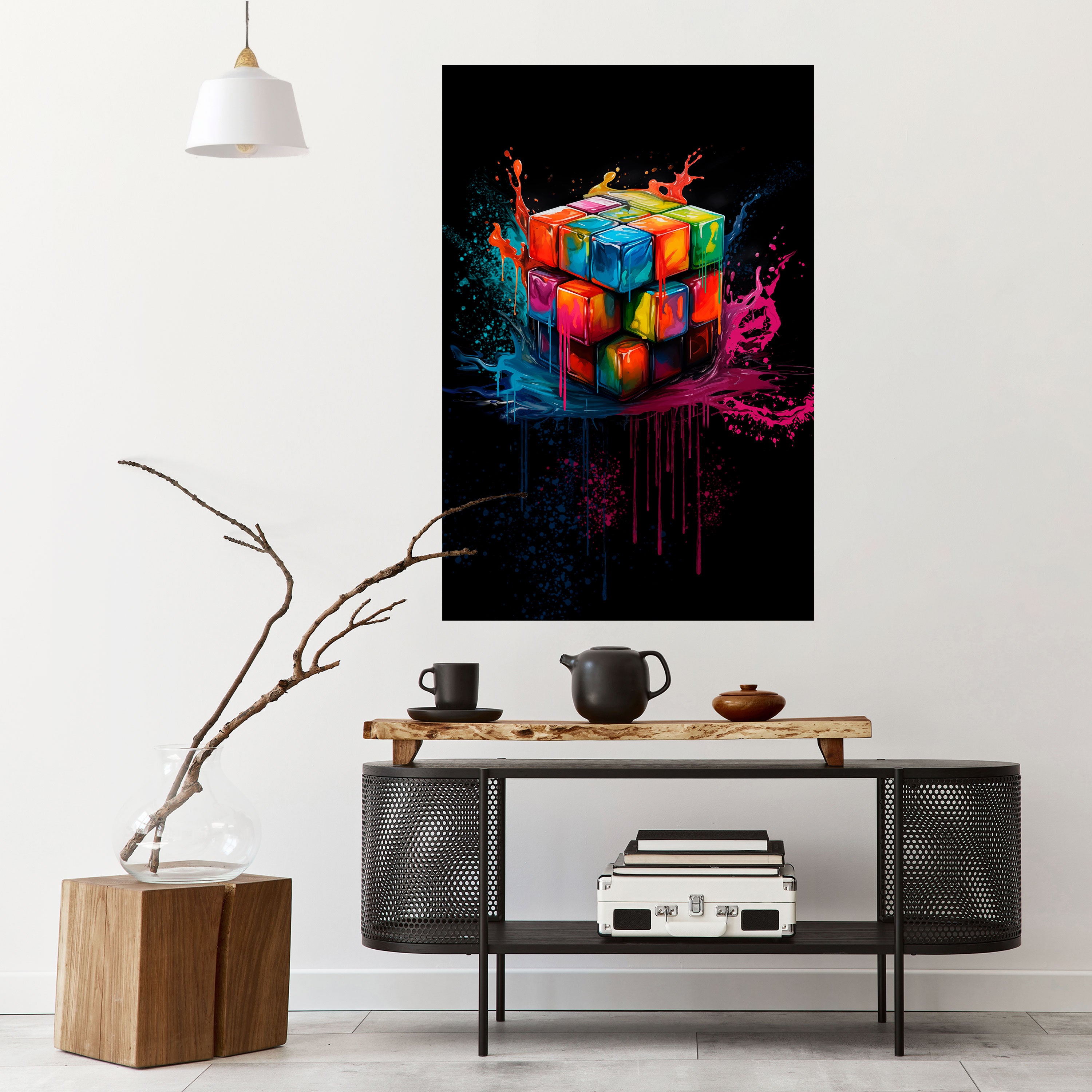 CUBE FUSION Naklejka/Plakat pionowy