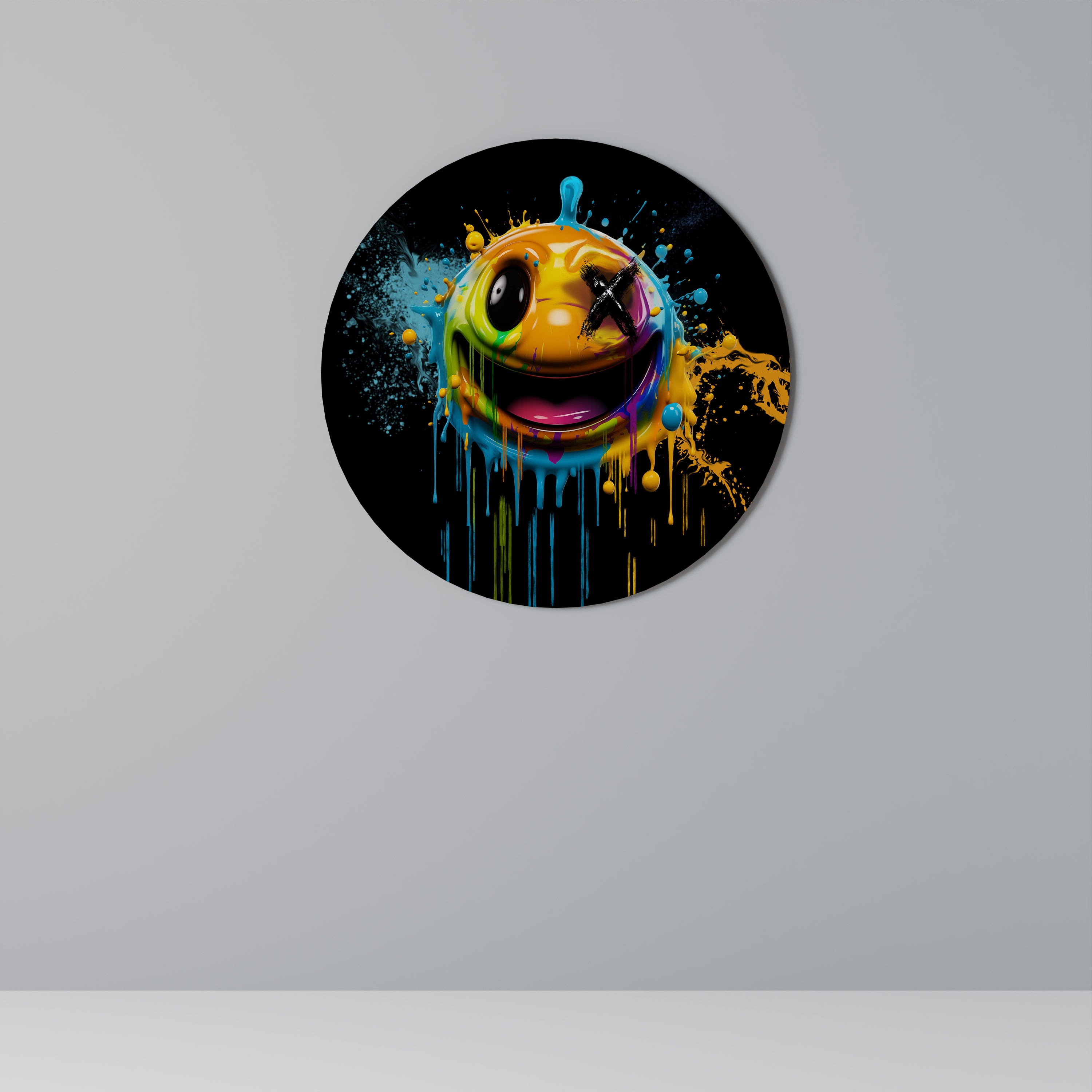 TRIPPY HAPPINESS Obraz okrągły