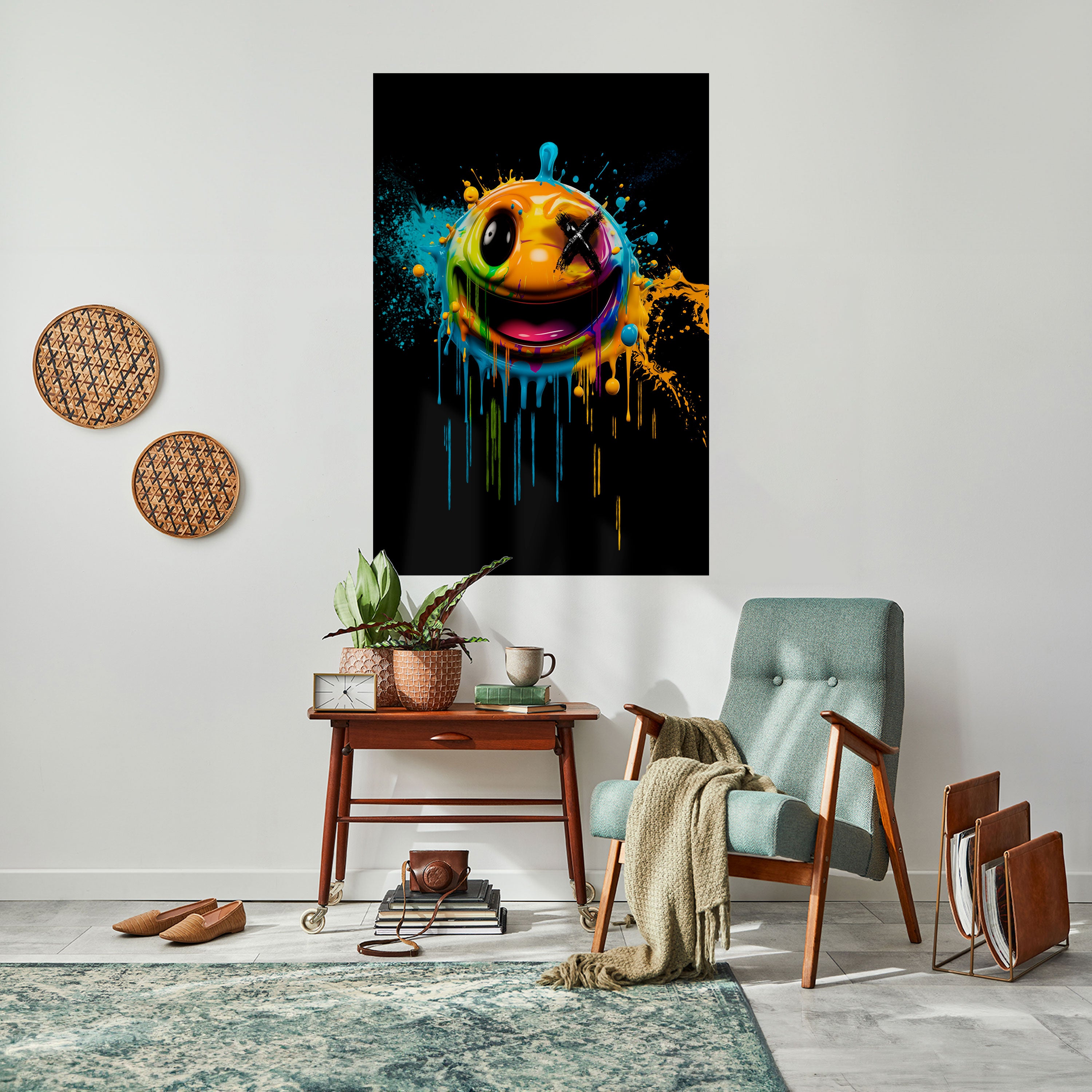 TRIPPY HAPPINESS Naklejka/Plakat pionowy
