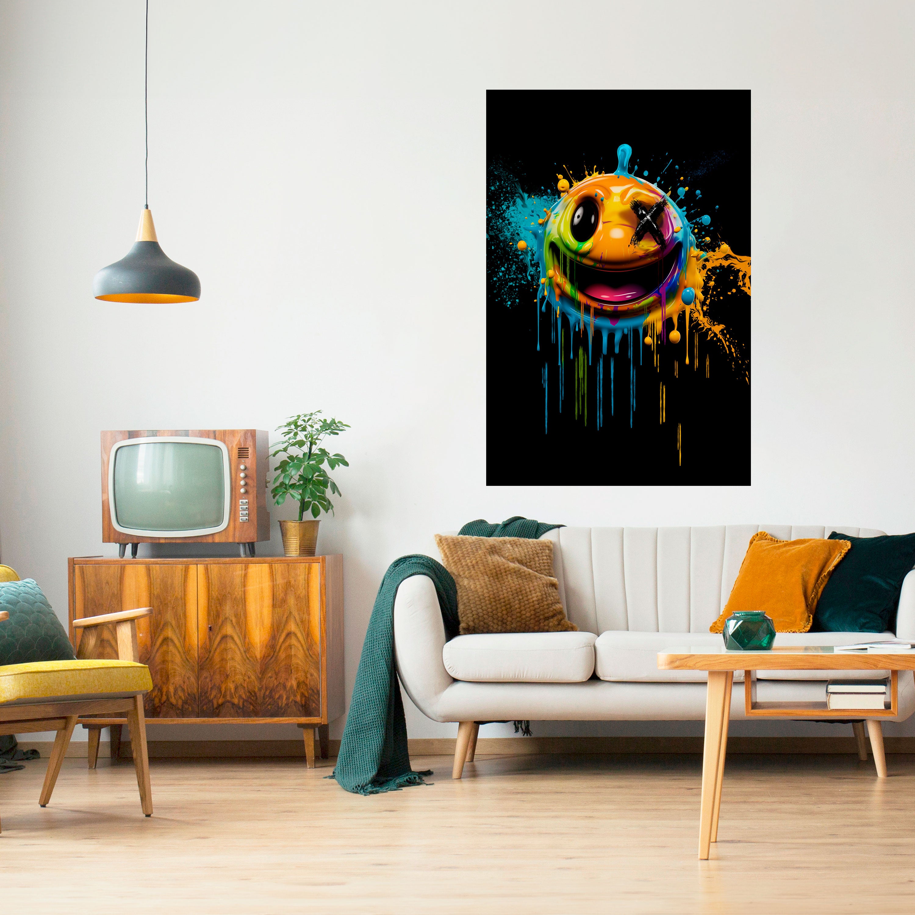 TRIPPY HAPPINESS Naklejka/Plakat pionowy