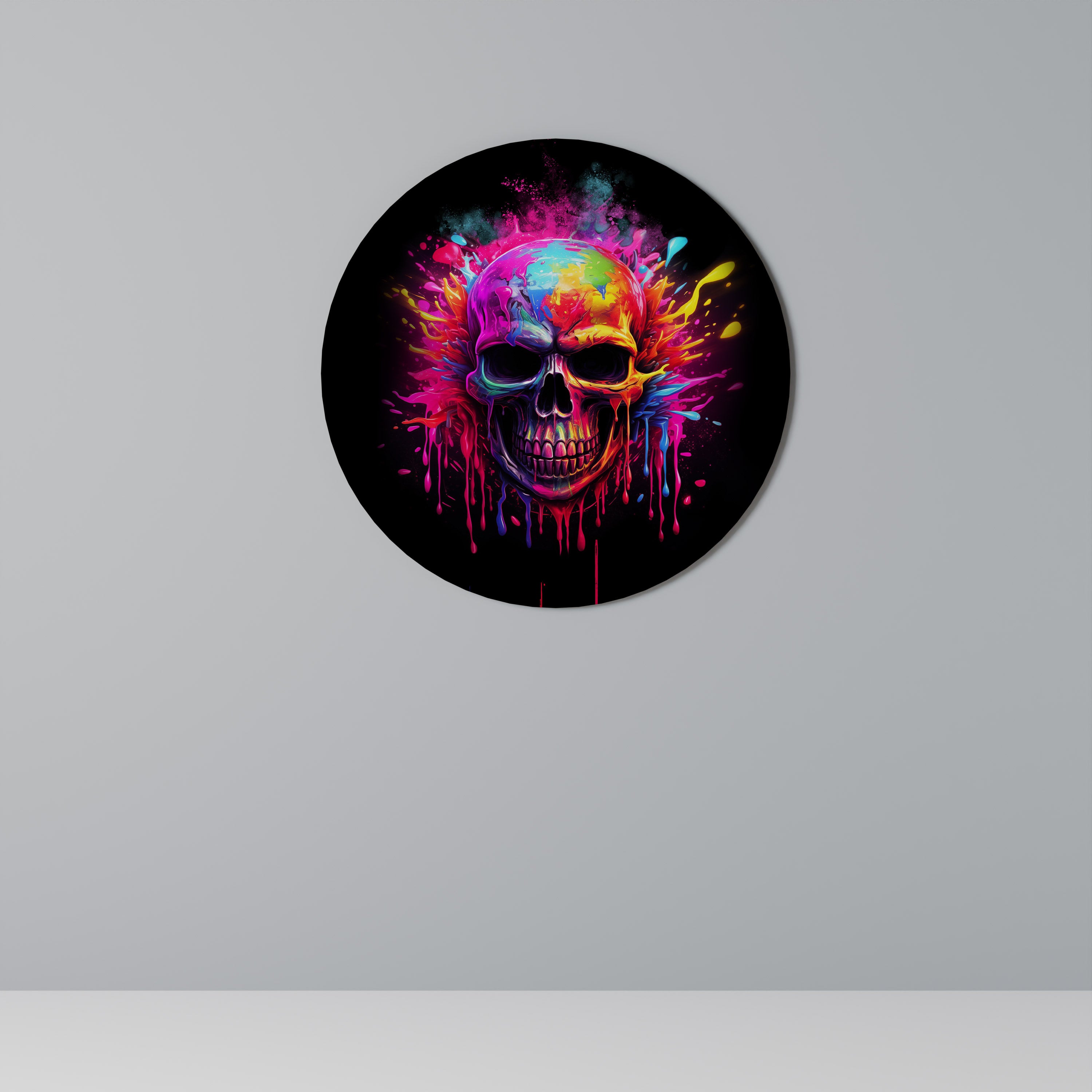 SKULL QUEST Obraz okrągły