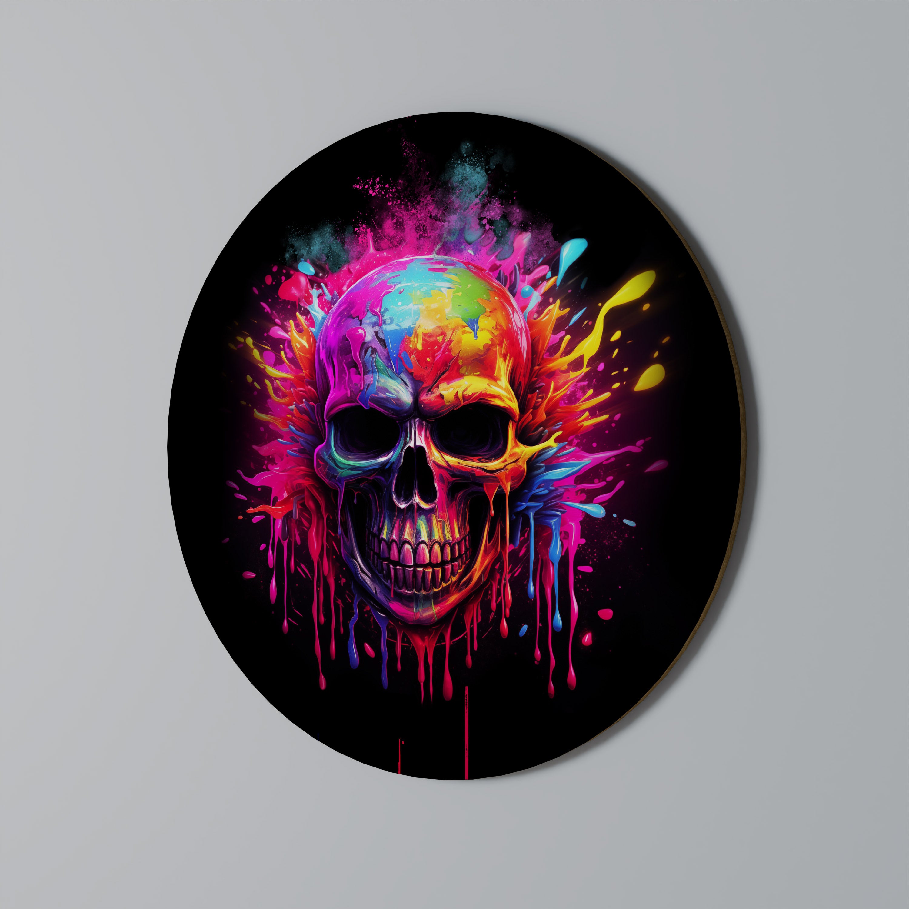 SKULL QUEST Obraz okrągły