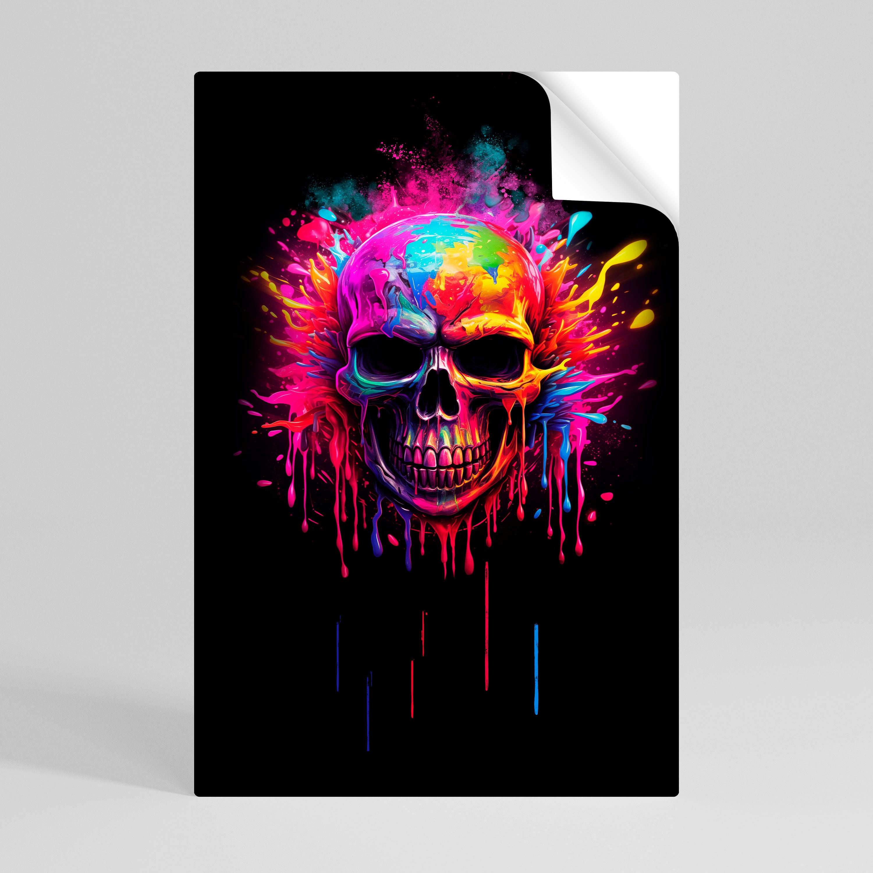 SKULL QUEST Naklejka/Plakat pionowy