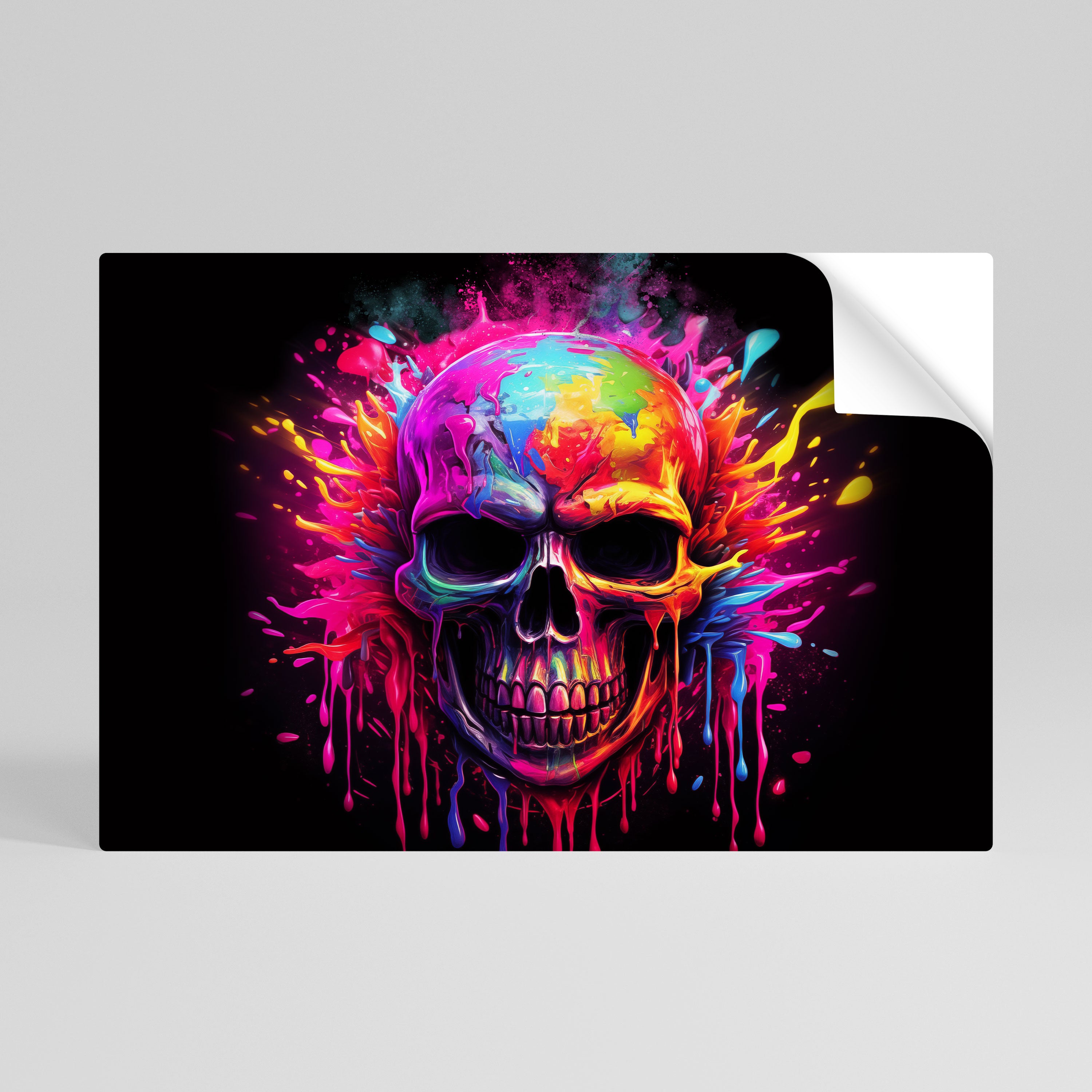 SKULL QUEST Naklejka/Plakat poziomy