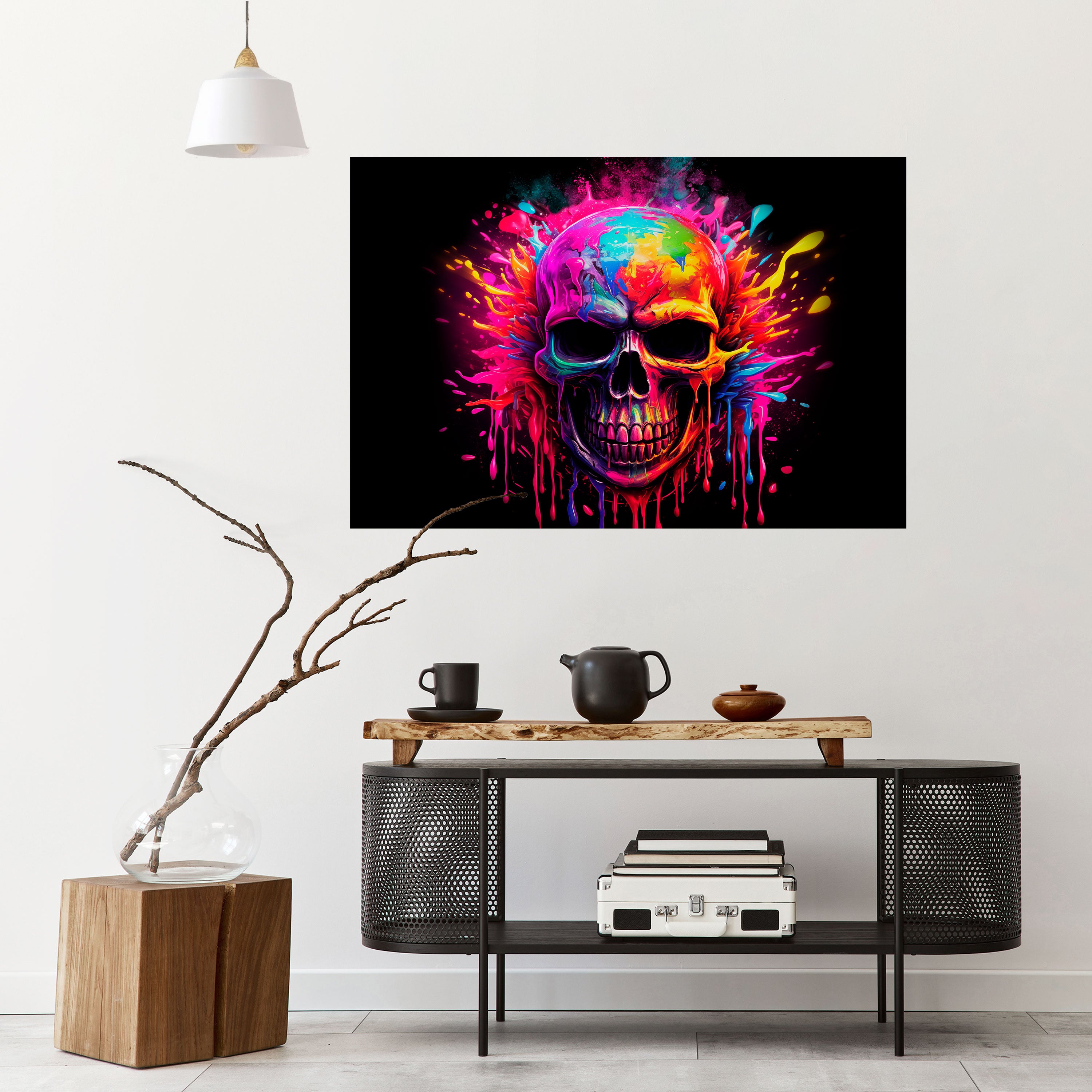 SKULL QUEST Naklejka/Plakat poziomy