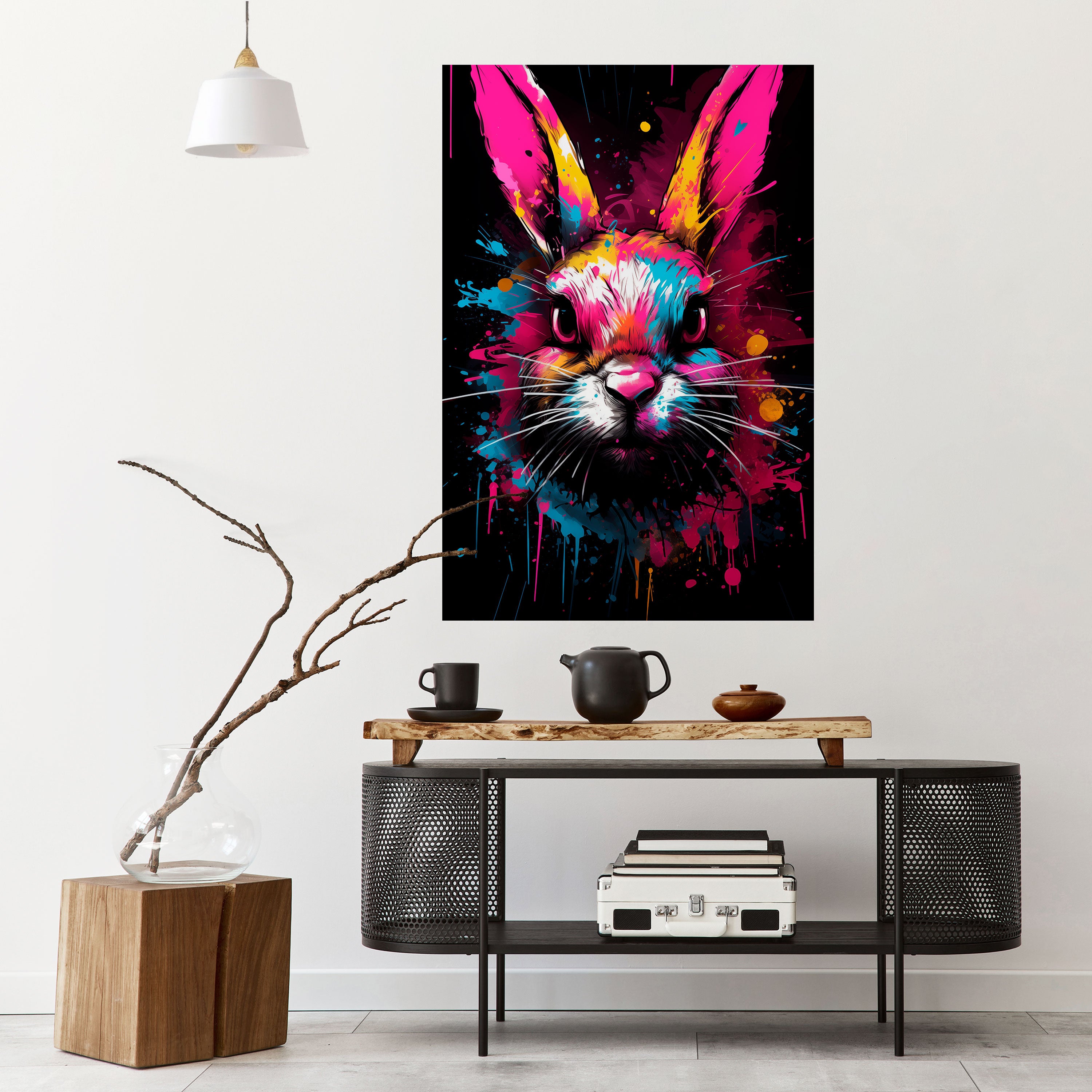DON'T FOLLOW THE RABBIT Naklejka/Plakat pionowy