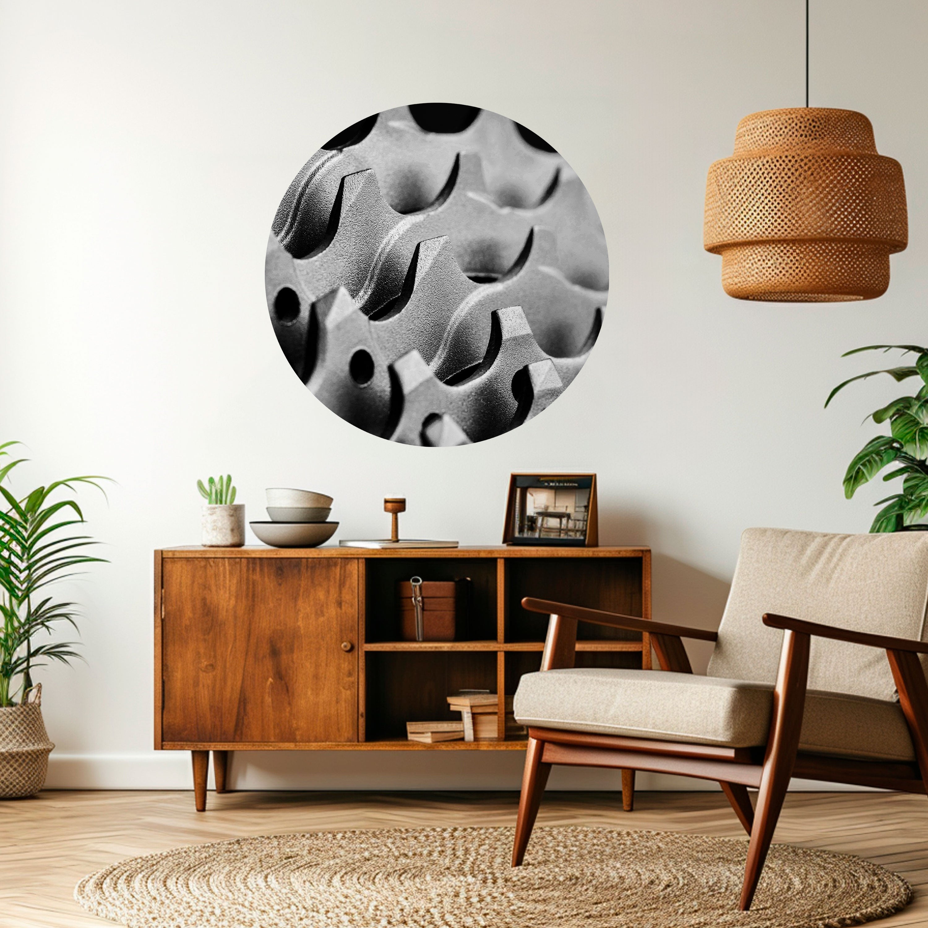 GEARSCAPE SYMPHONY Naklejka okrągła