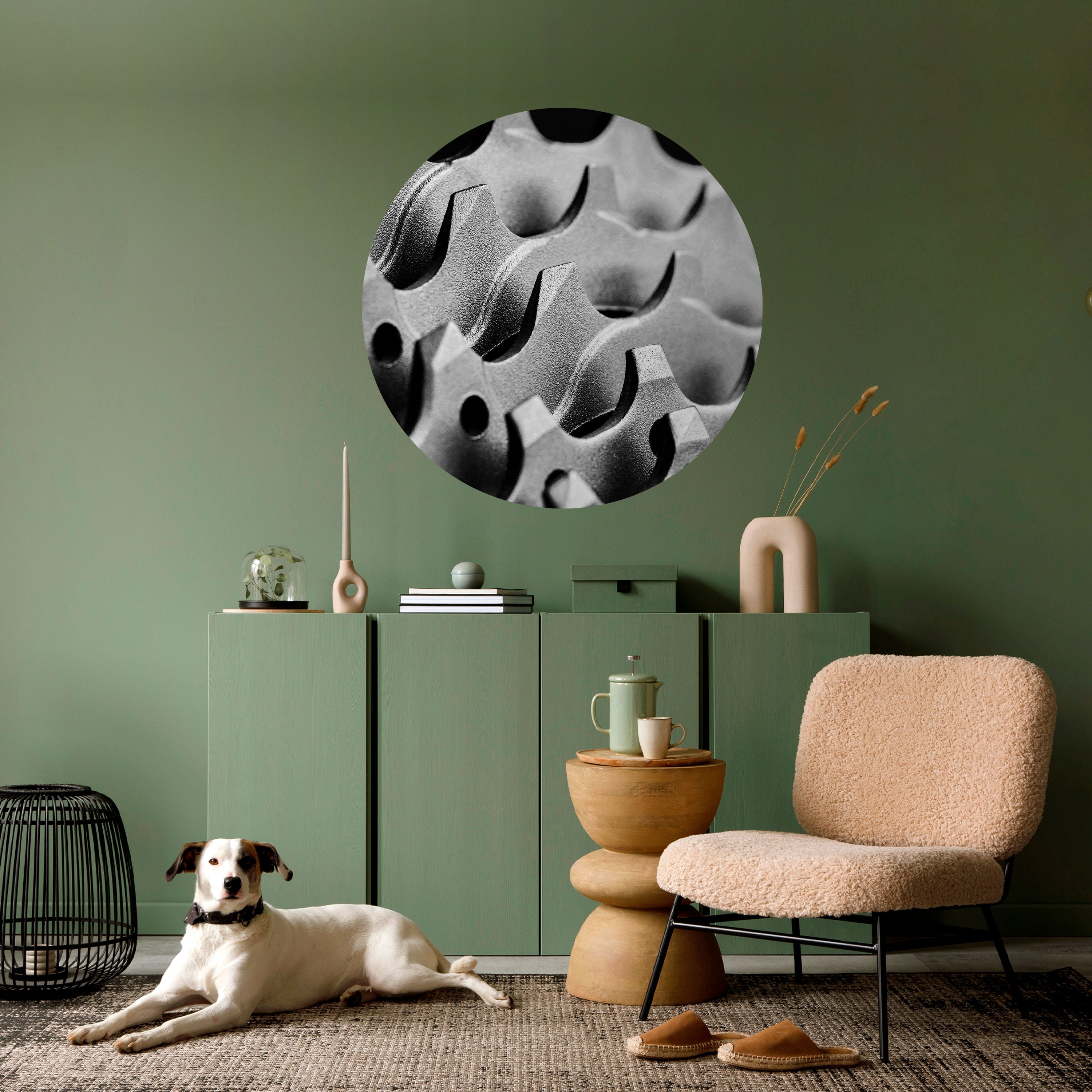 GEARSCAPE SYMPHONY Naklejka okrągła