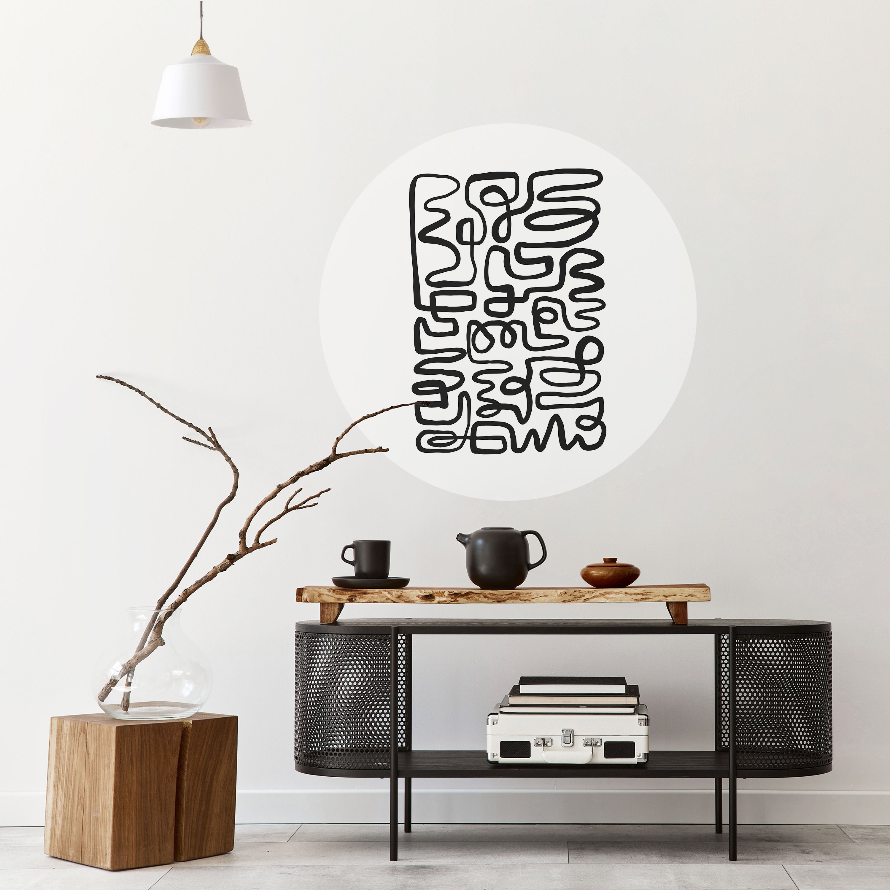 LOST IN THE ECHO Naklejka okrągła