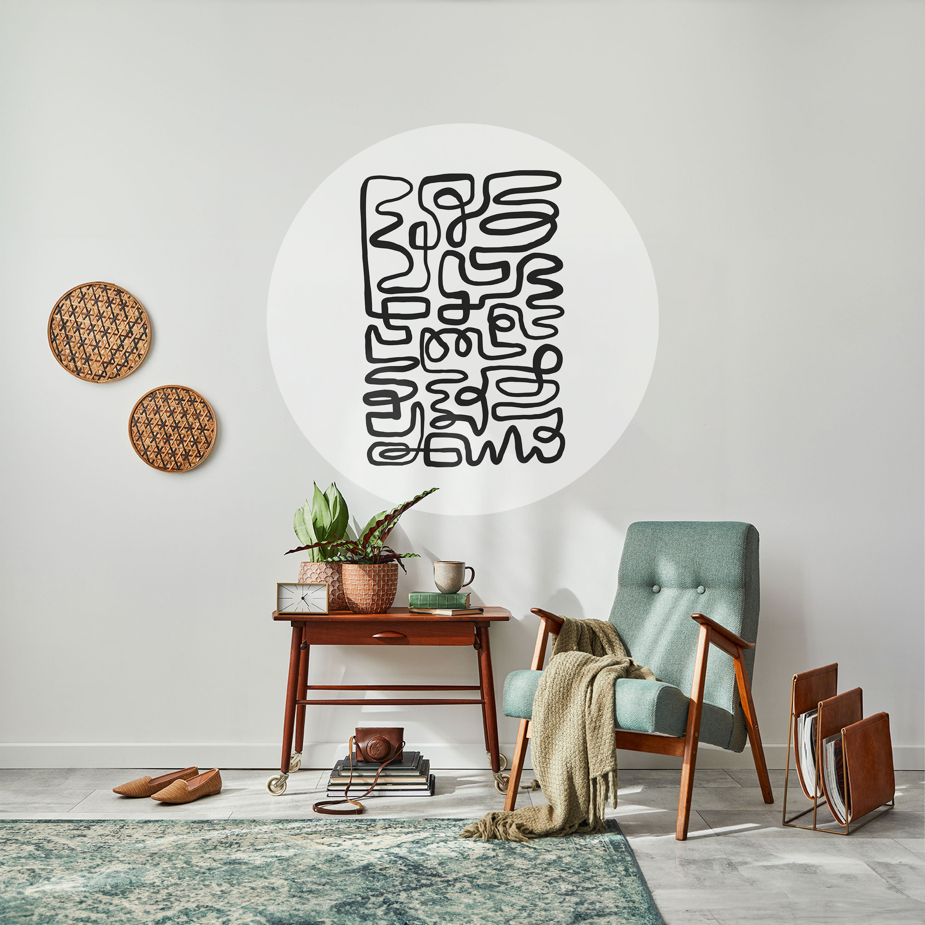 LOST IN THE ECHO Naklejka okrągła