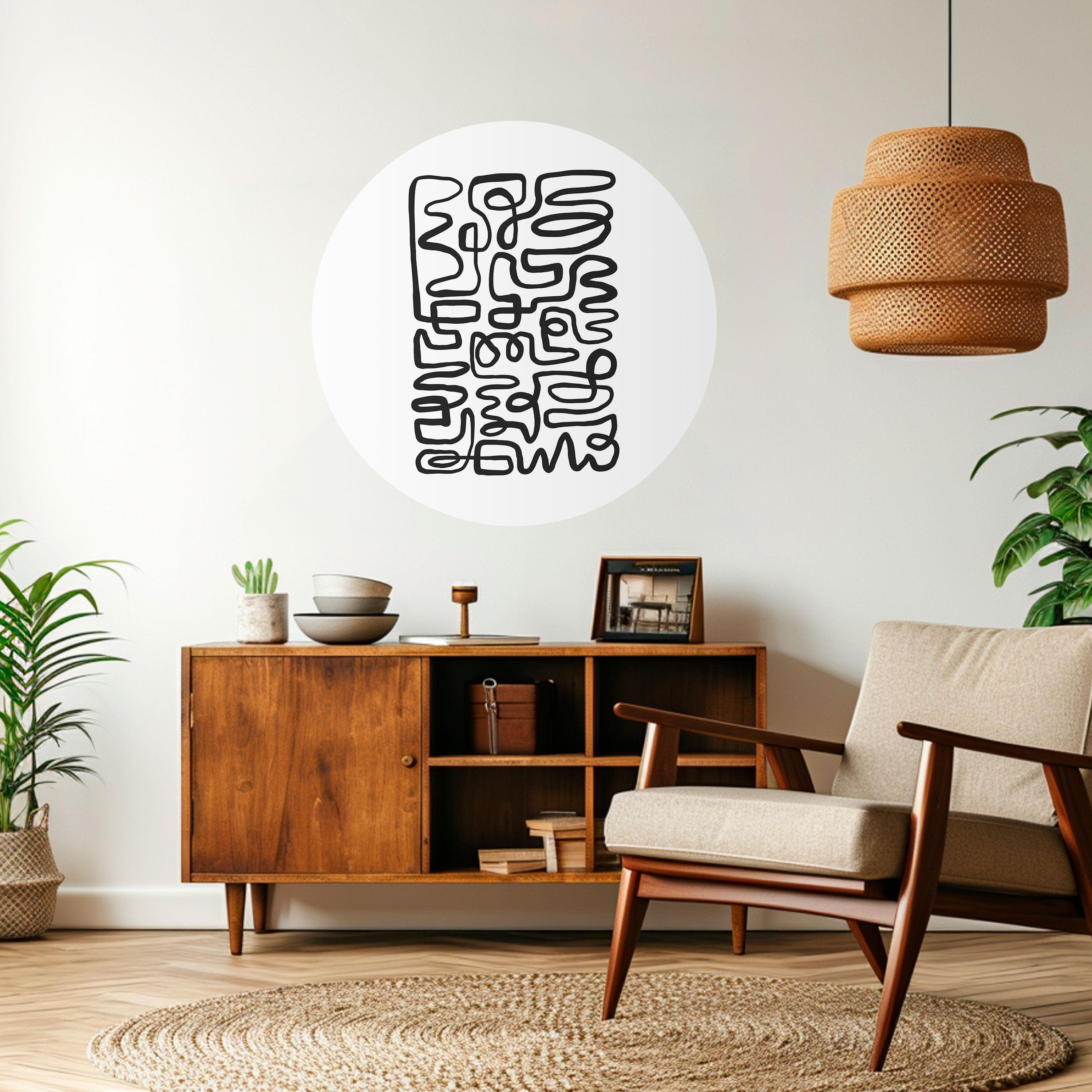 LOST IN THE ECHO Naklejka okrągła